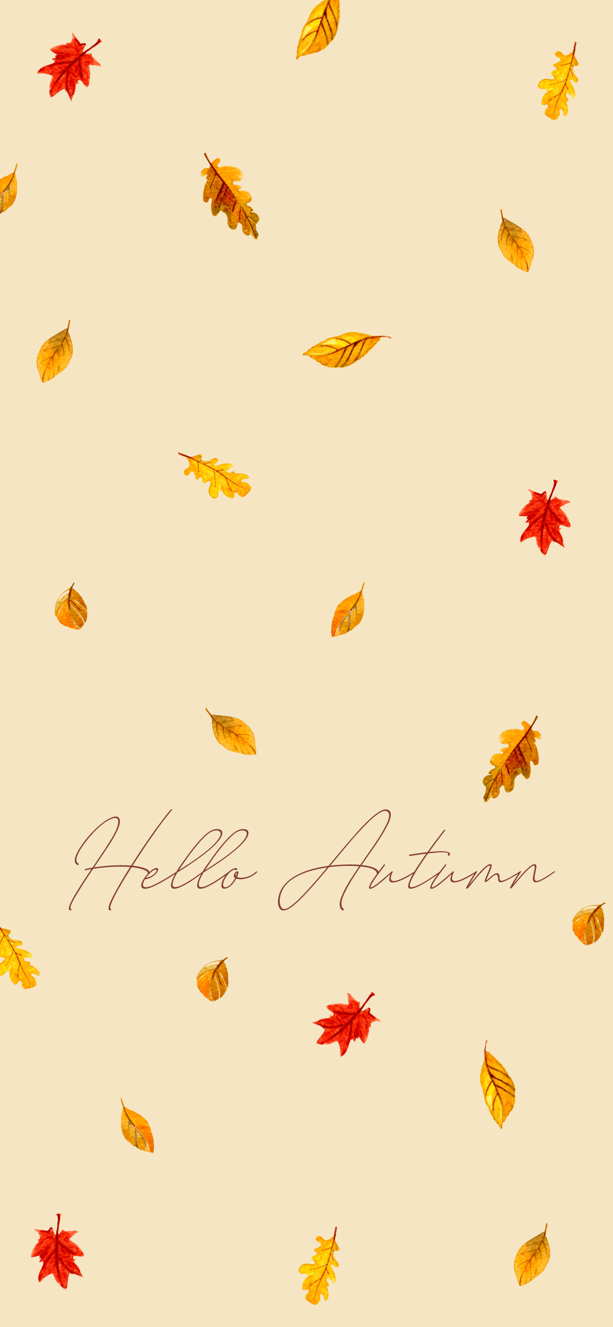 1250x2690 Free Autumn iPhone Wallpaper. Ginger and Ivory, Phone