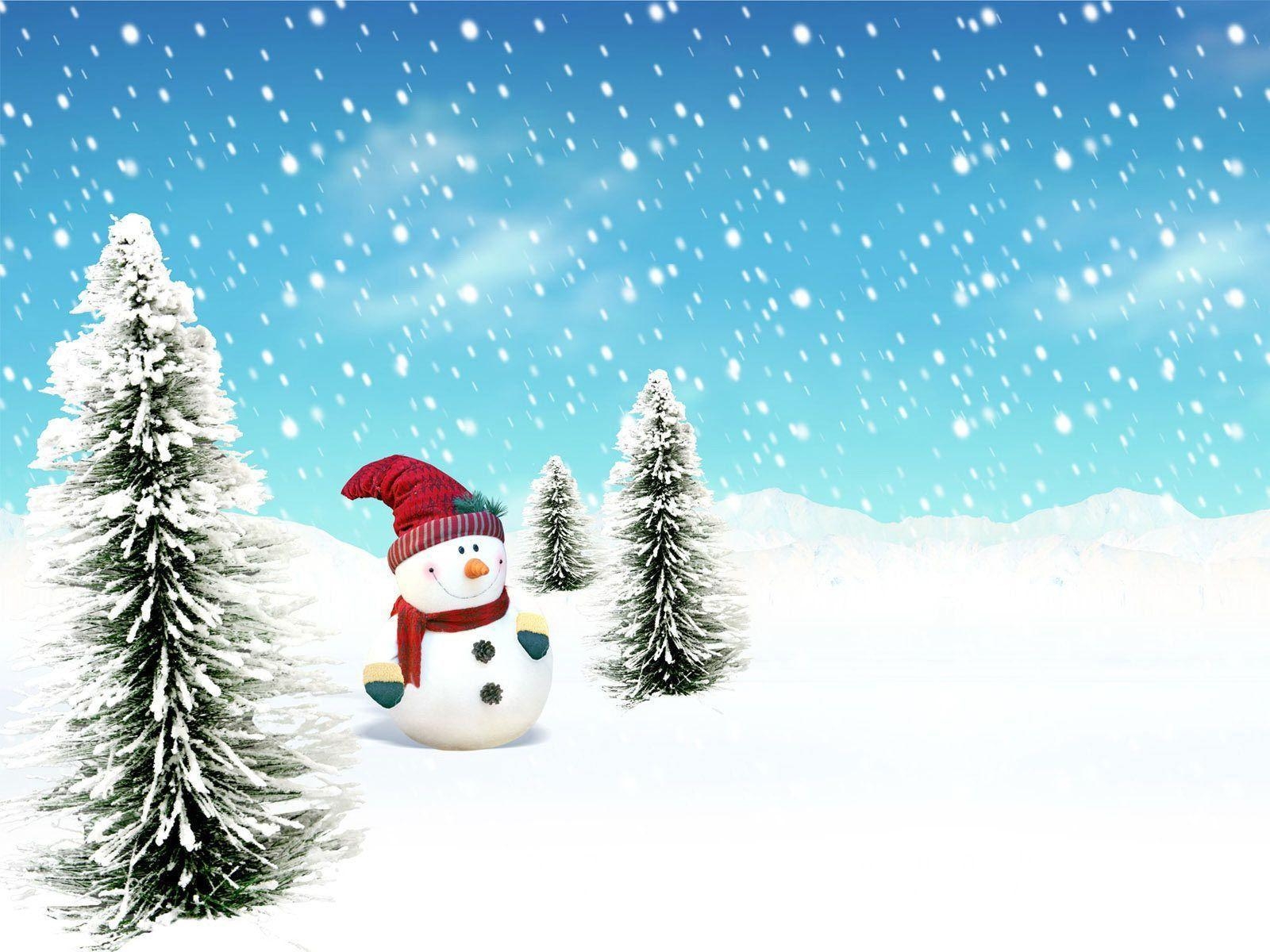 1600x1200 Winter Snowman. Free Wallpaper Image, Desktop