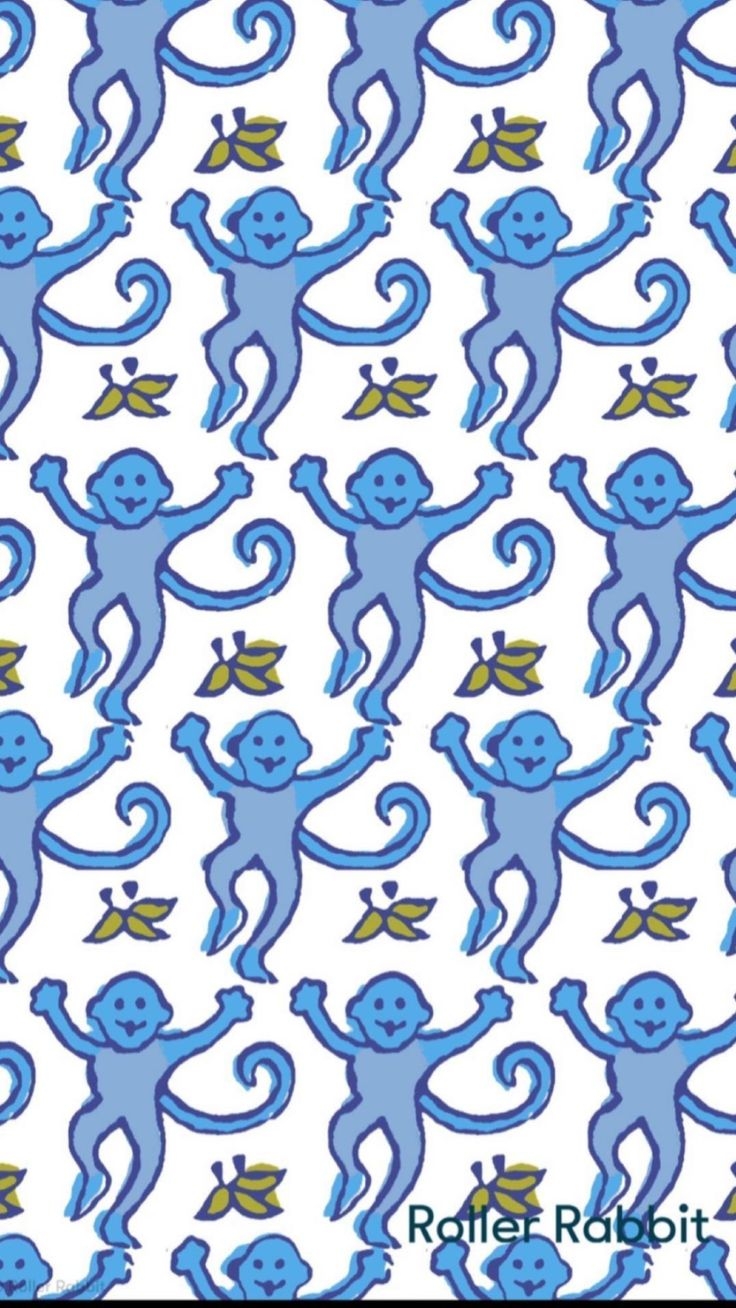 740x1310 Roller rabbit wallpaper. Rabbit wallpaper, Preppy wallpaper, Monkey wallpaper, Phone