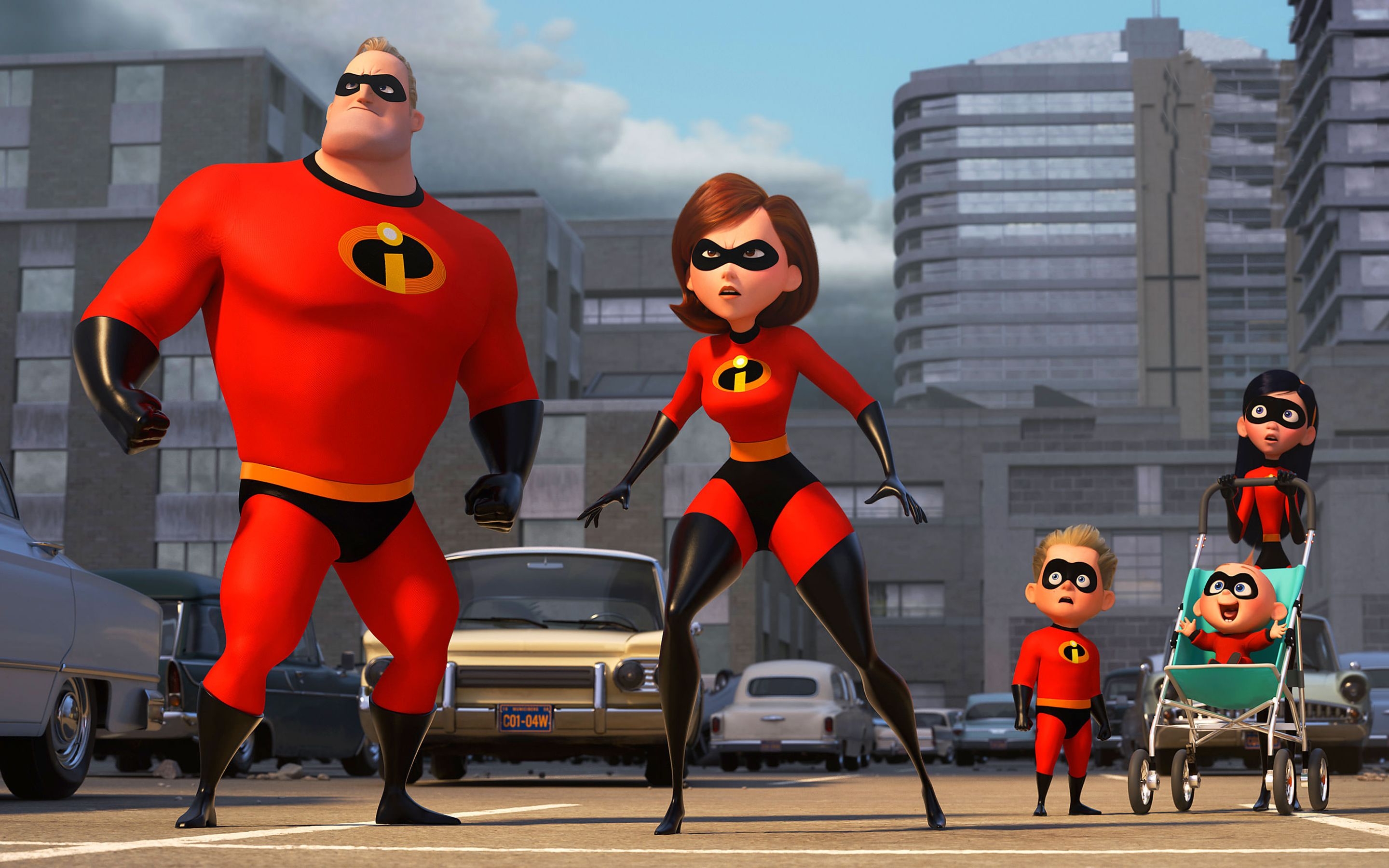 2880x1800 Download Wallpaper Mr Incredible, Elastigirl, Bob Parr, Jack Jack Parr, Violet Parr, Dash Parr, 4k, 2018 Movie, The Incredibles 2 For Desktop With Resolution. High Quality HD Picture Wallpaper, Desktop