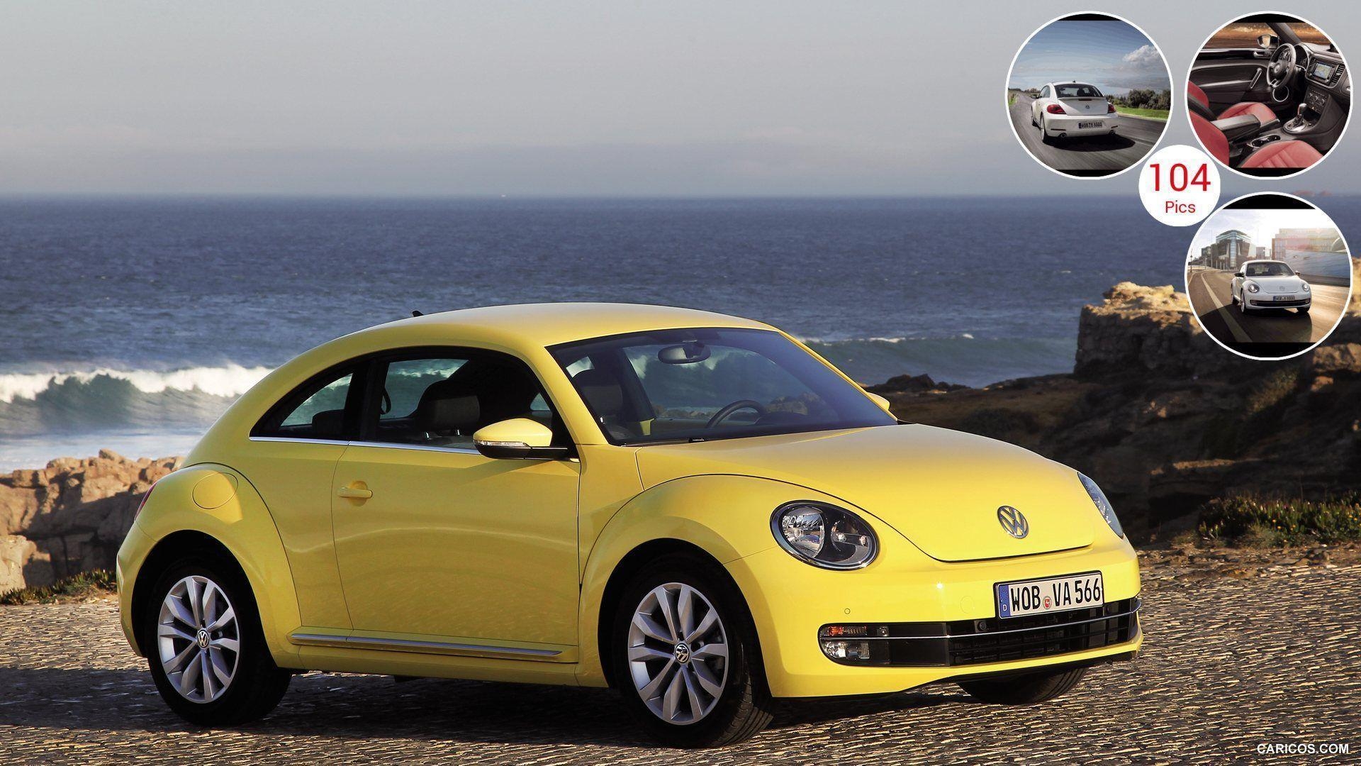 1920x1080 Volkswagen Beetle Yellow. HD Wallpaper, Desktop