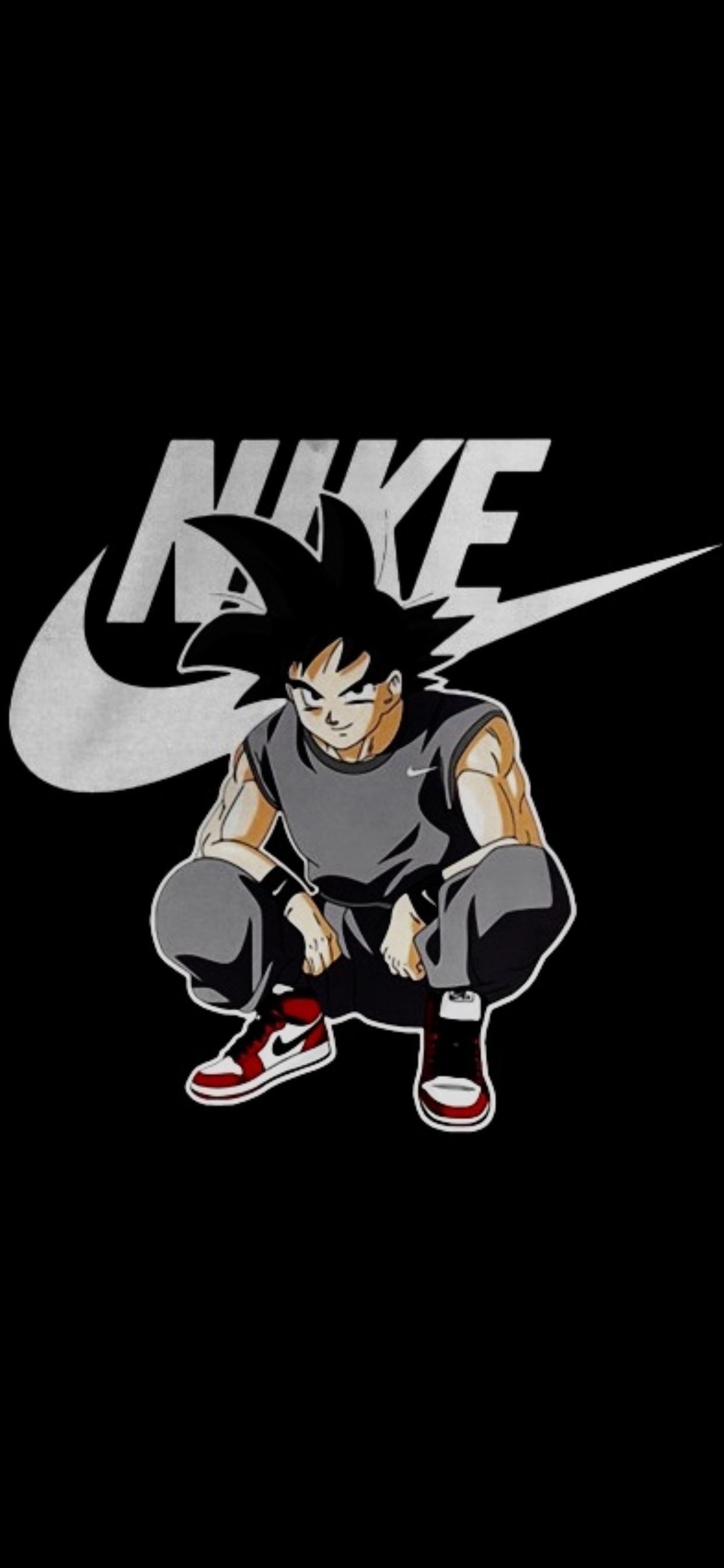 1250x2690 Goku in Nike. iPhone Wallpaper #iphonewallpaper4k, Phone