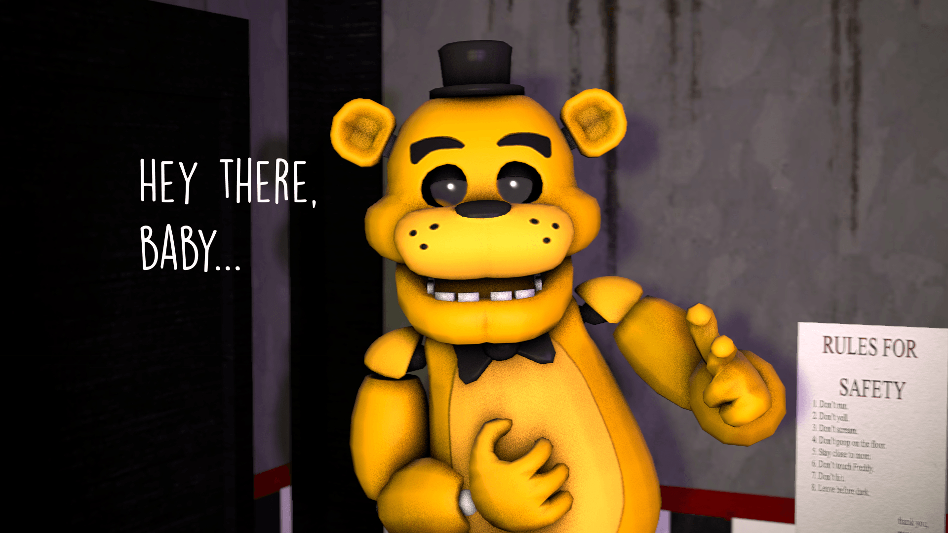 1920x1080 Fnaf Golden Freddy, Desktop