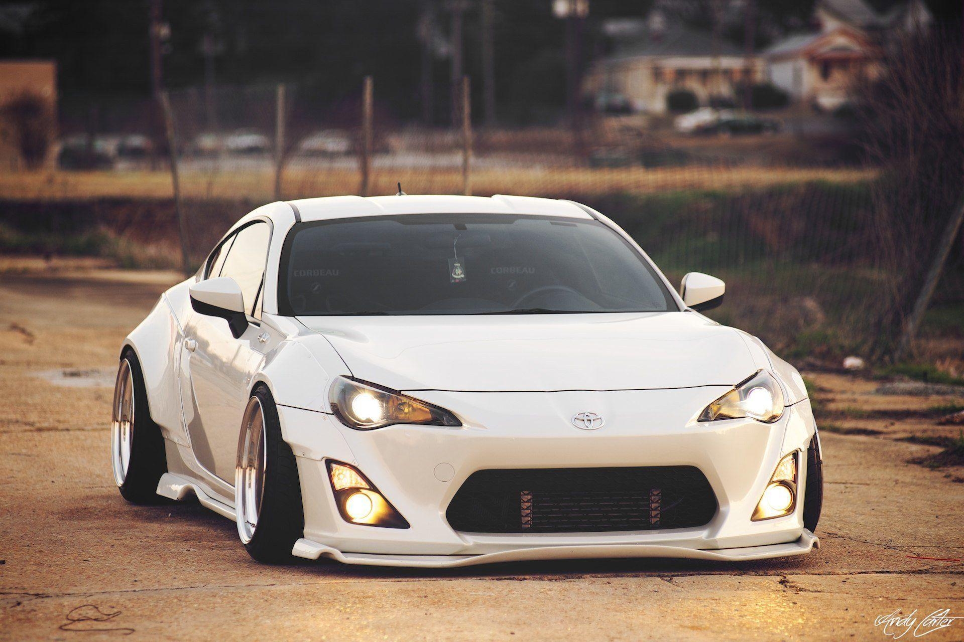 1920x1280 Toyota Gt86 Scion Fr S Subaru Brz Tuning White Low Stance Jdm HD, Desktop