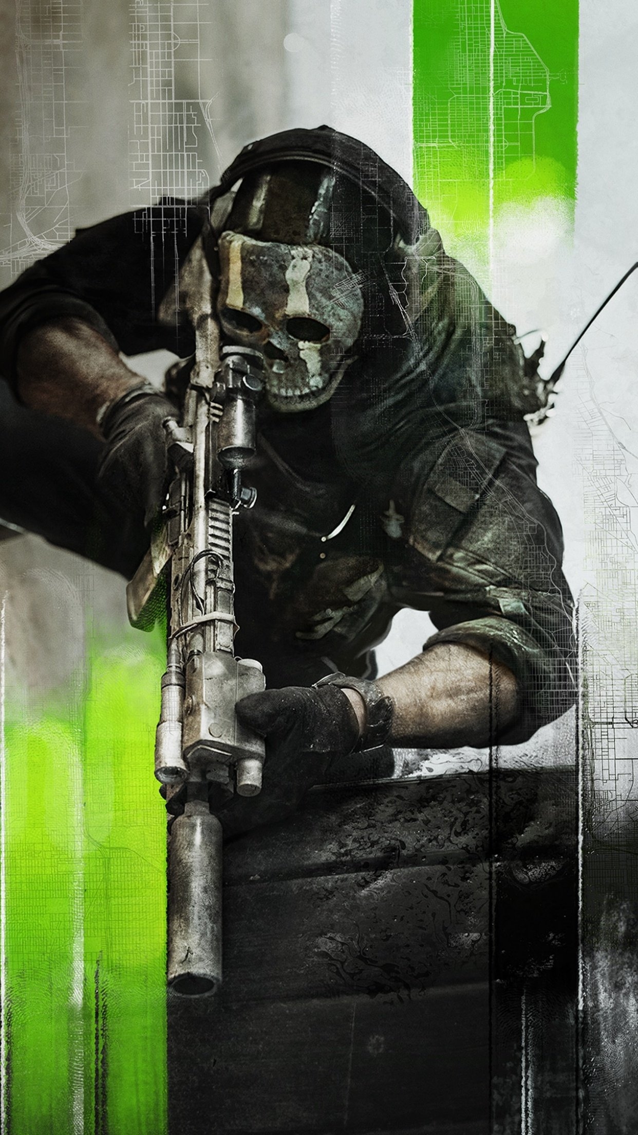 1250x2210 Call of Duty: Modern Warfare II Wallpaper 4K, PlayStation Ghost, Phone