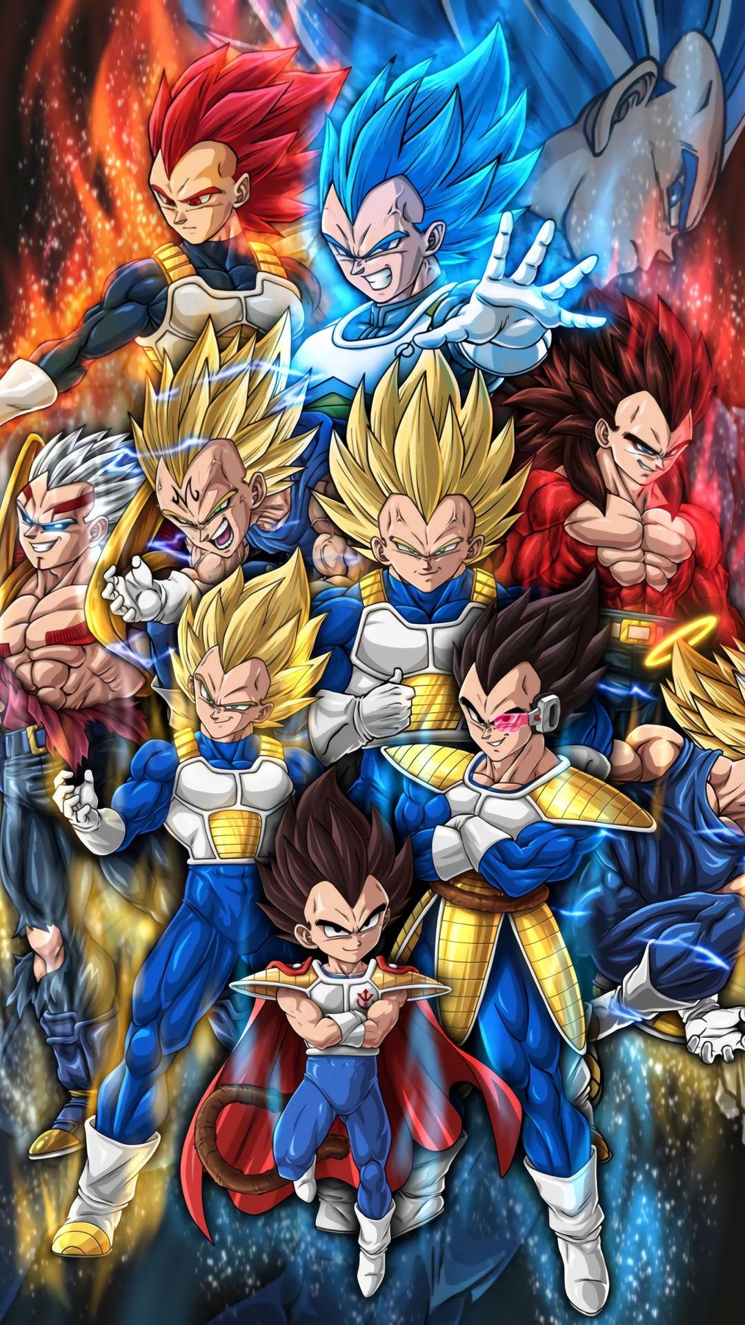 1080x1920 Vegeta Wallpaper for iPhone, Phone