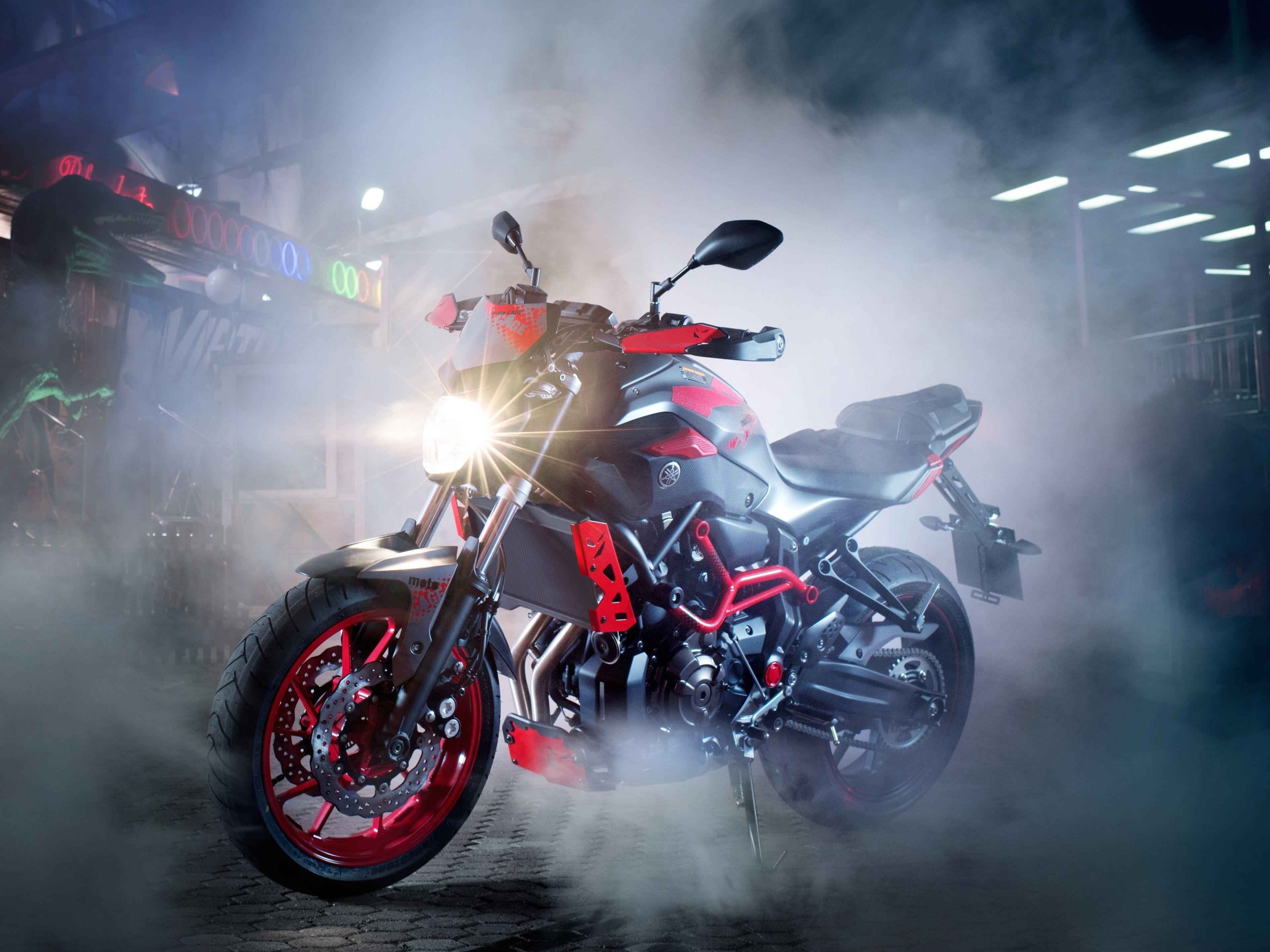 3840x2880 yamaha mt 07 4k HD wallpaper background. Exotic Bikes #iNOS133, Desktop