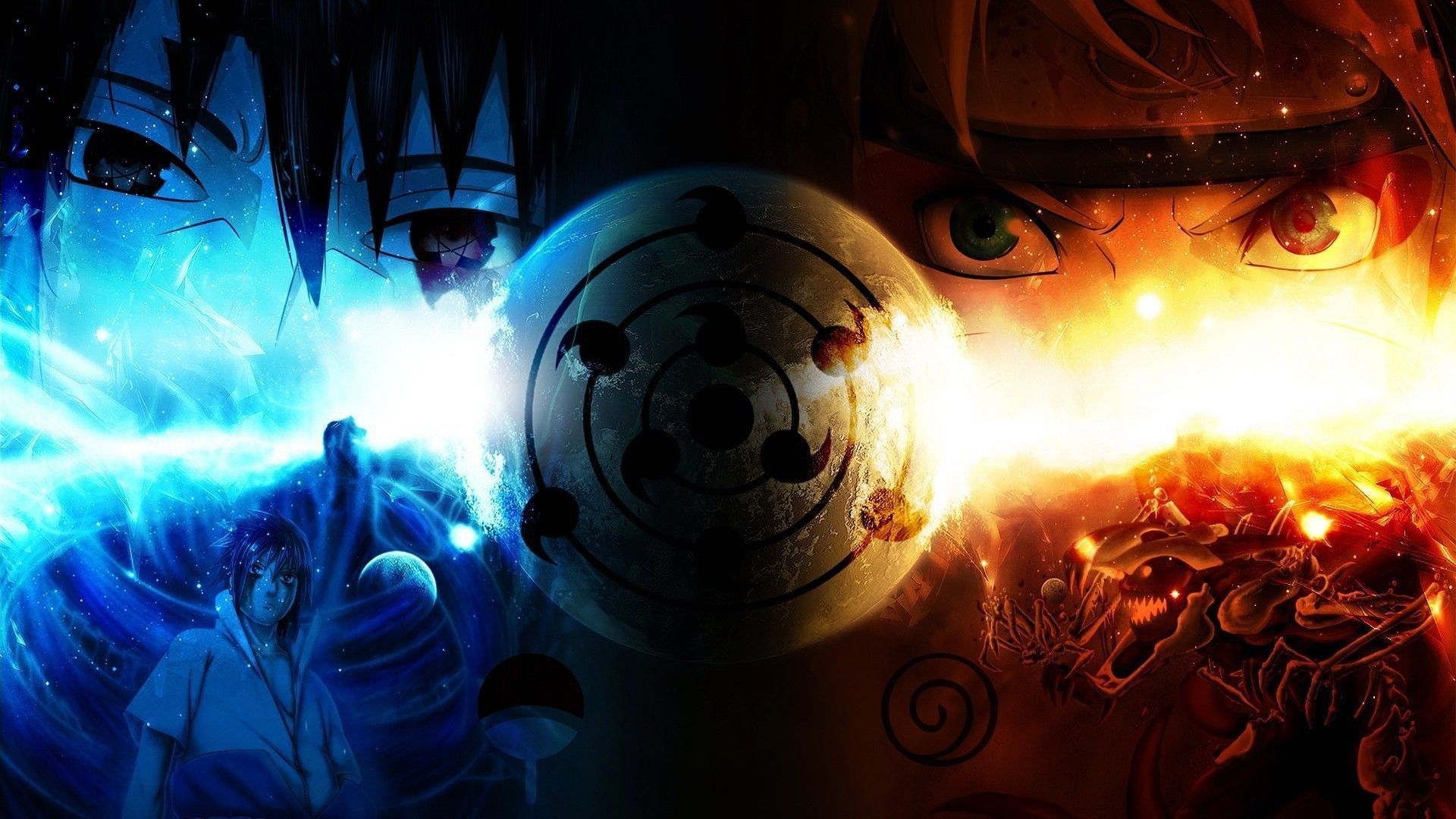 1920x1080 Naruto Fire And Ice HD Anime Wallpaper Desktop Wallpaper Naruto Background, Desktop