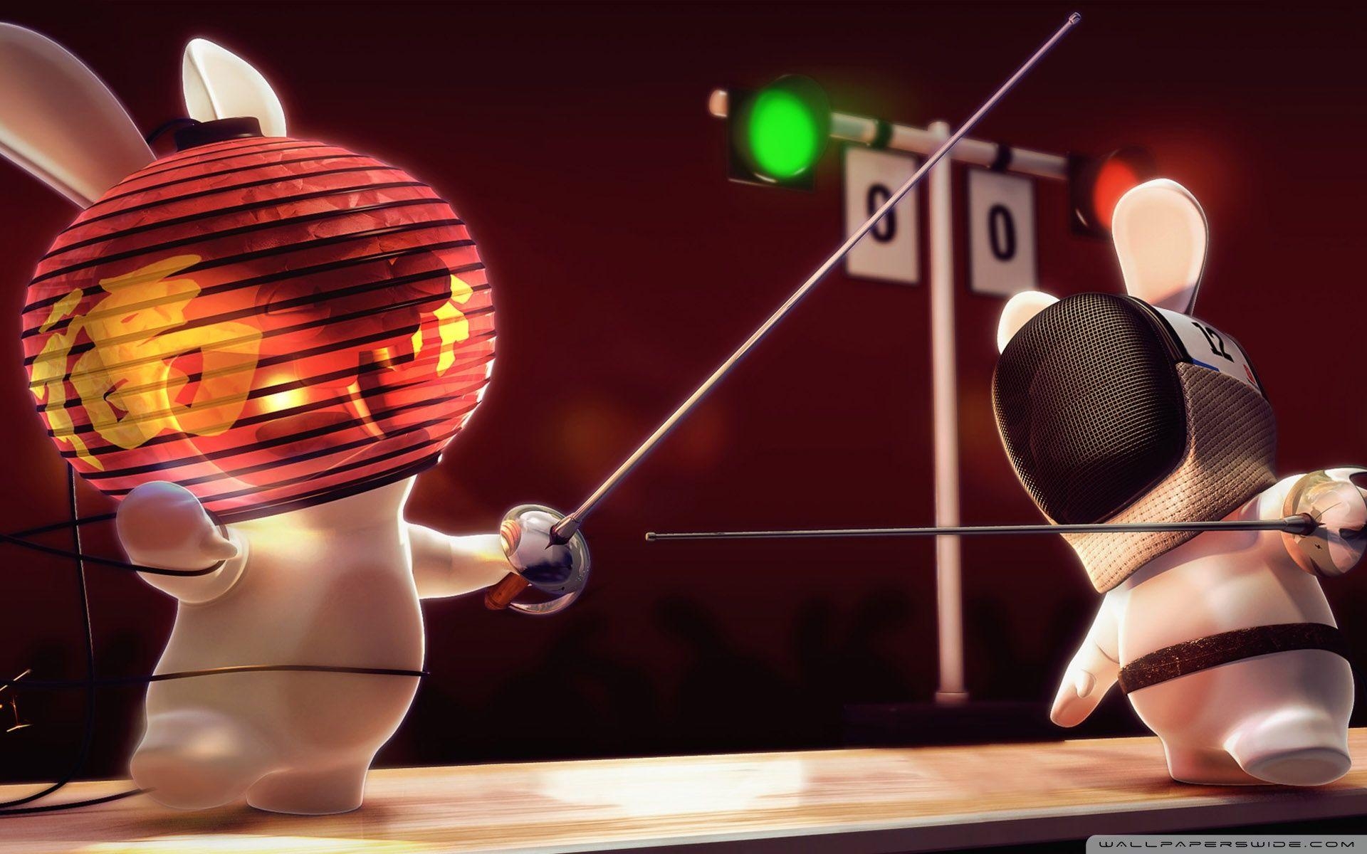 1920x1200 Rayman Raving Rabbids Fencing ❤ 4K HD Desktop Wallpaper for 4K, Desktop