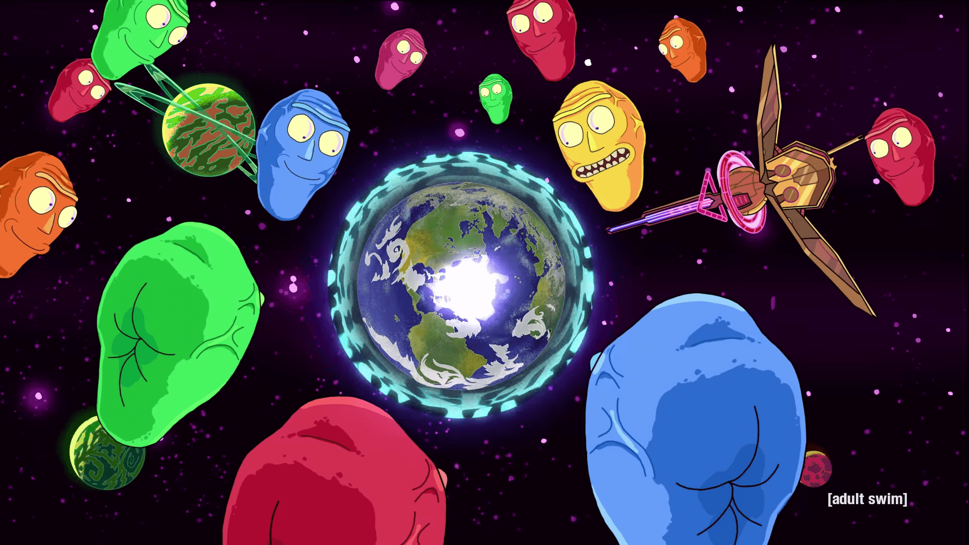 1920x1080 Rick and Morty, #Show me what you got, #floating heads. Wallpaper, Desktop