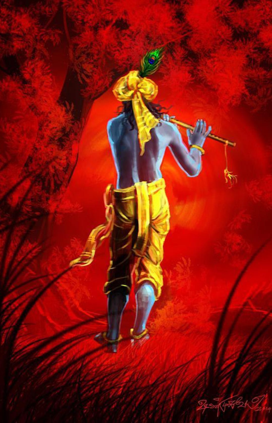 1080x1680 Lord Krishna HD Wallpaper for Android, Phone