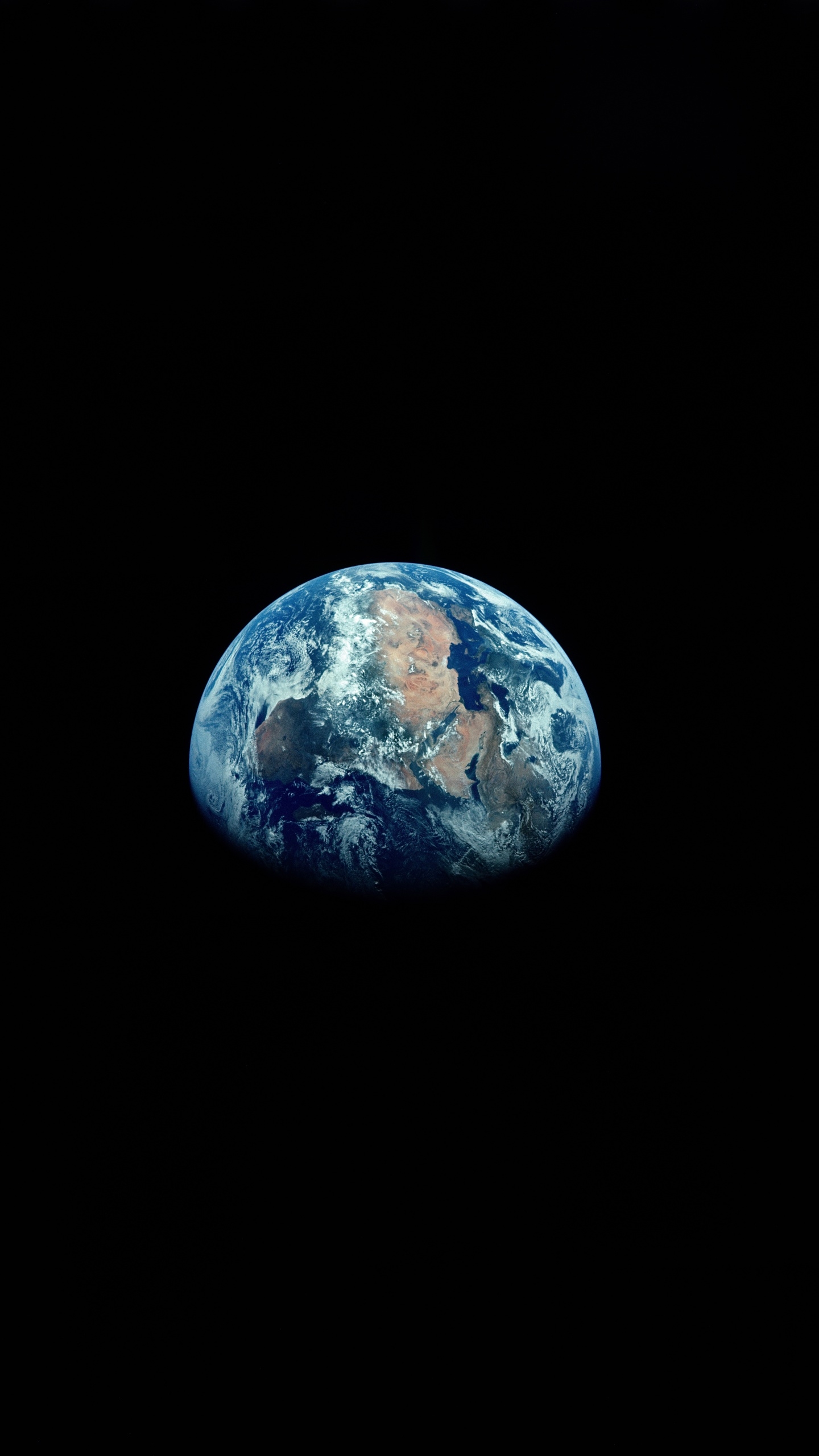 1440x2560 Earth Wallpaper 4K, AMOLED, 10K, Black, Phone