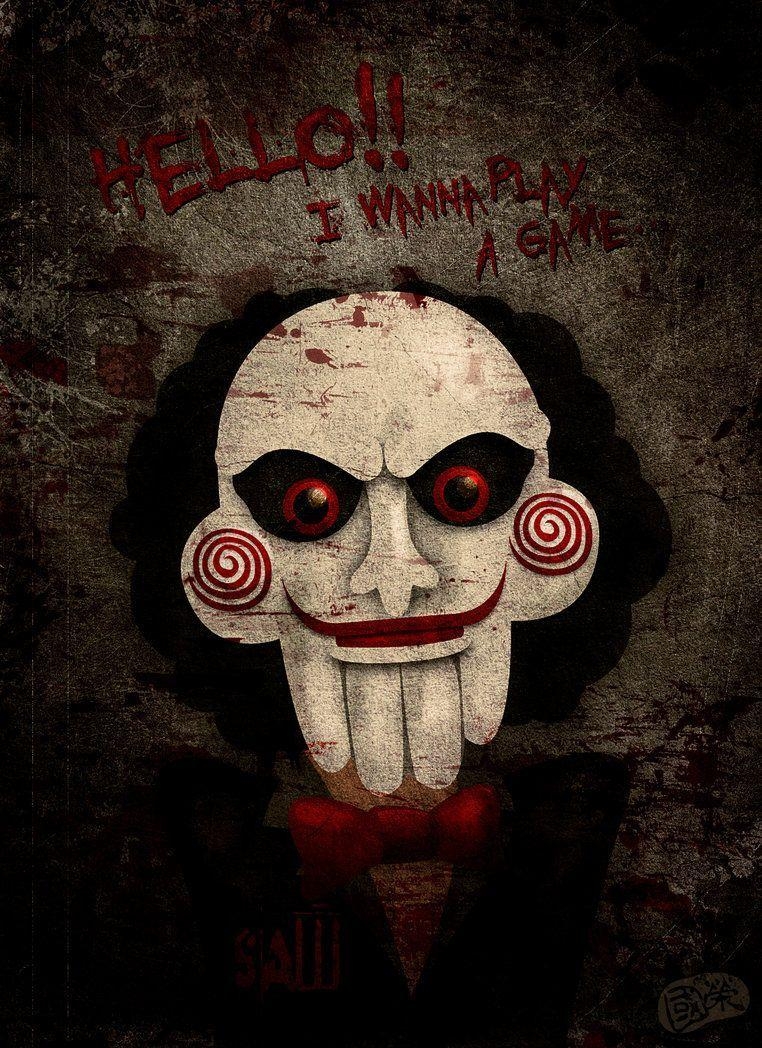 770x1050 Saw Puppet Wallpaper Full HD Free Download. Filmes de terror, Phone