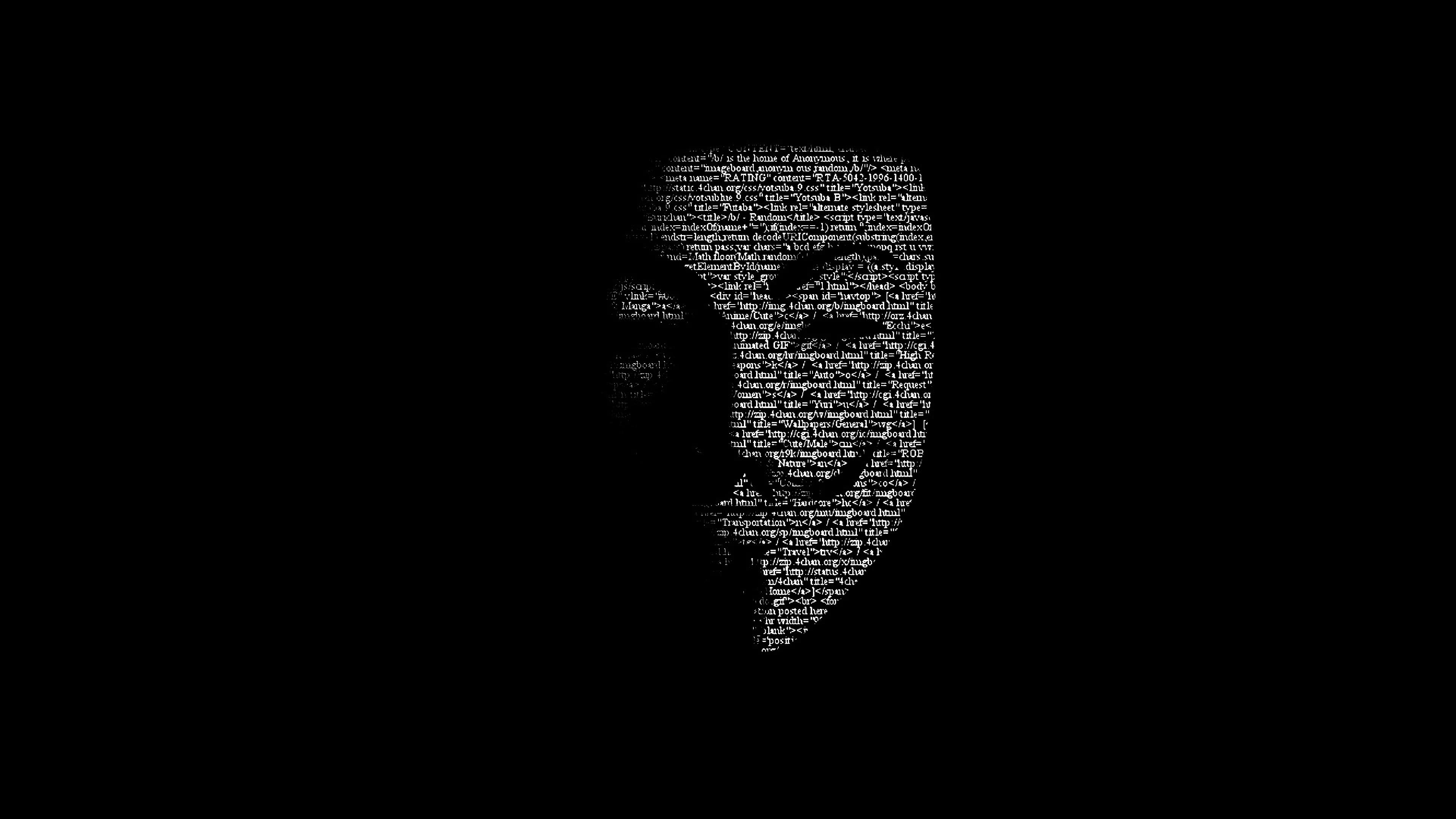 3840x2160 Anonymous Mask Code UHD 4K Wallpaper, Desktop