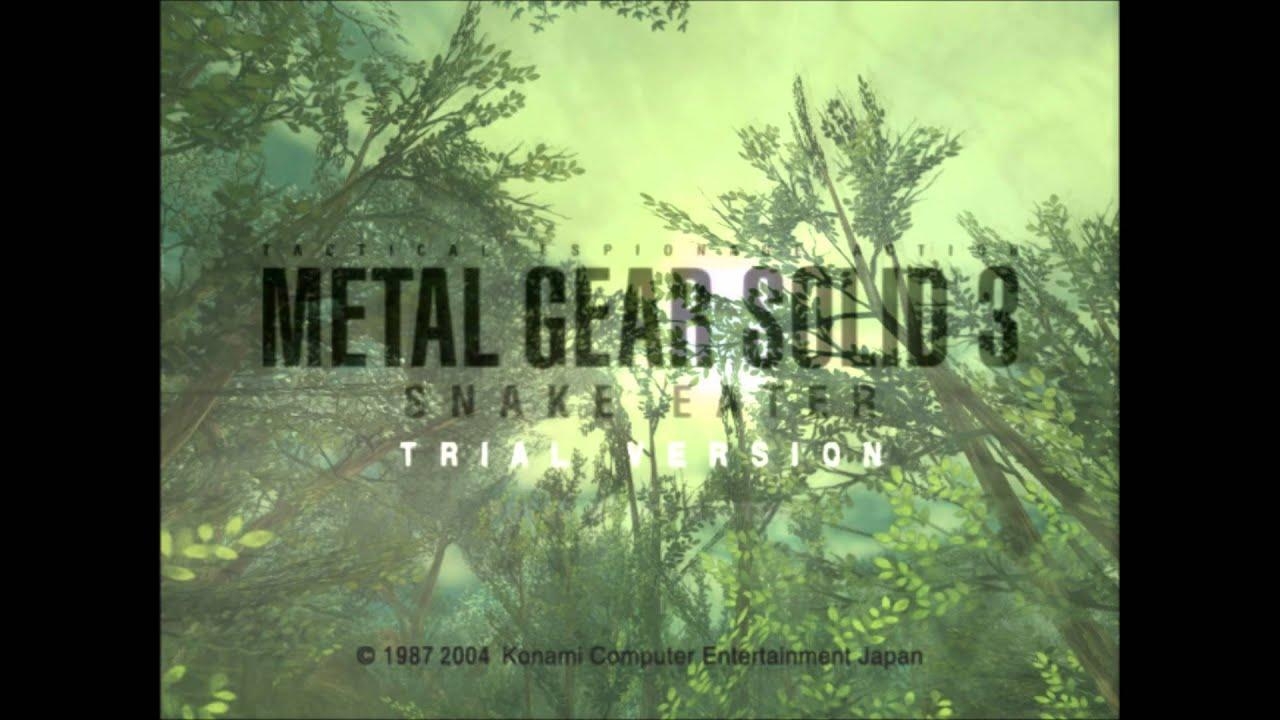 1280x720 Metal Gear Solid 3 Snake Eater Trial Version Menu Theme, Desktop