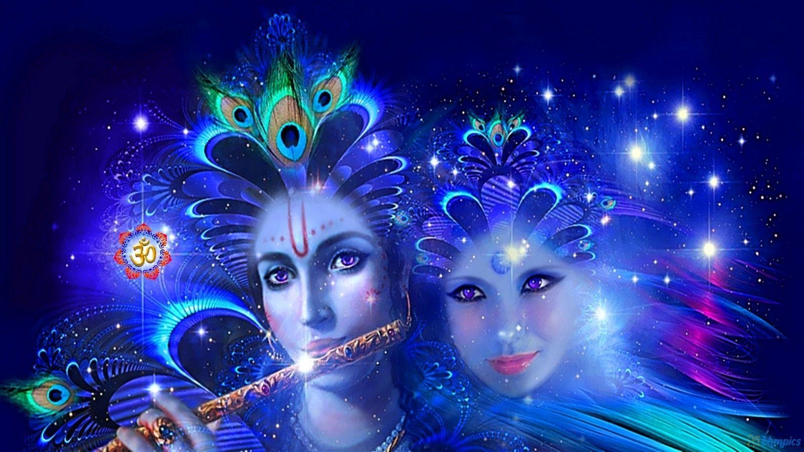 1600x900 3D HD Radha Krishna Wallpaper: Desktop HD Wallpaper, Desktop