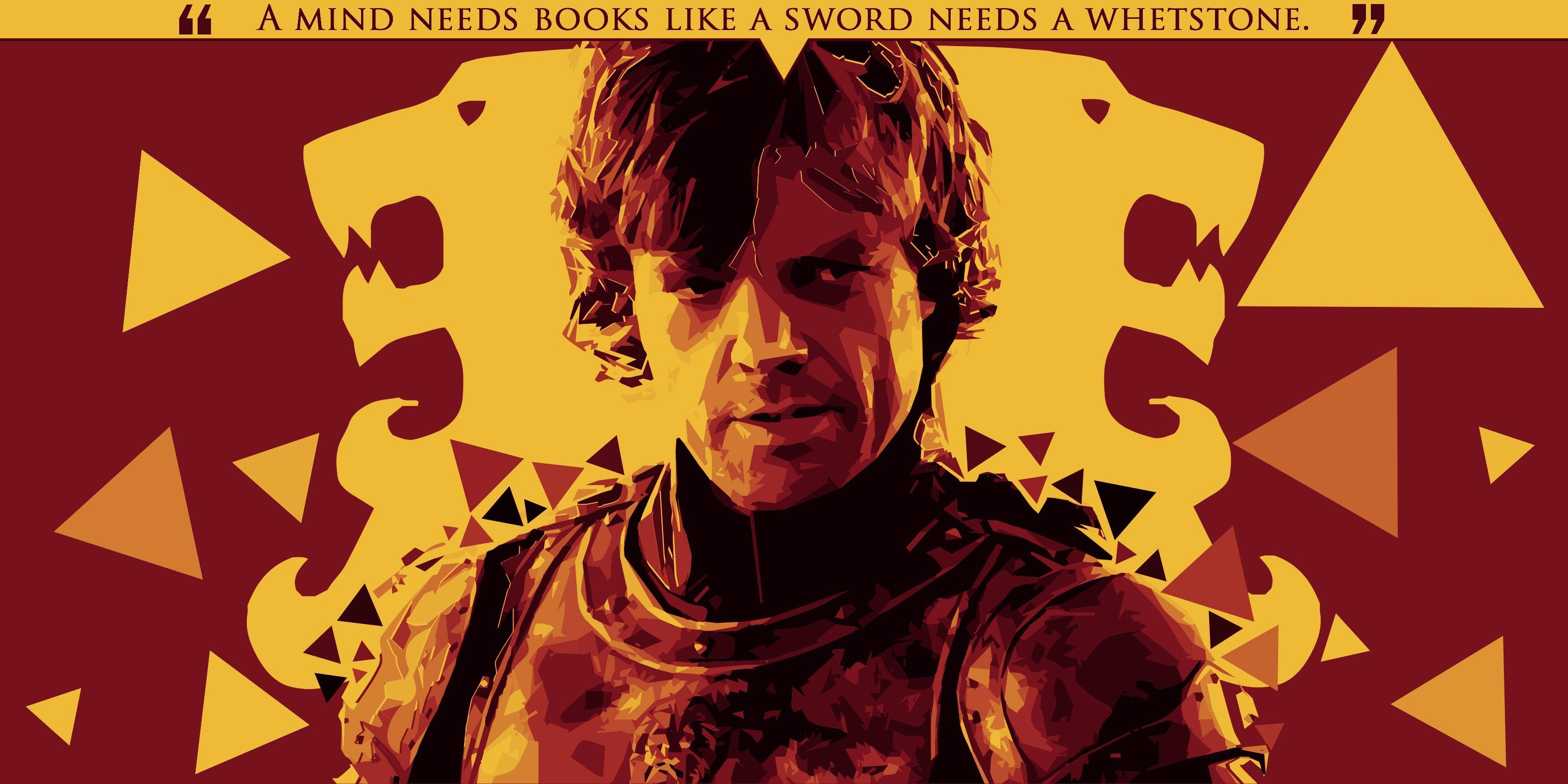 3500x1750 Wallpaper Tyrion Lannister Quote On Desktop.com, Dual Screen