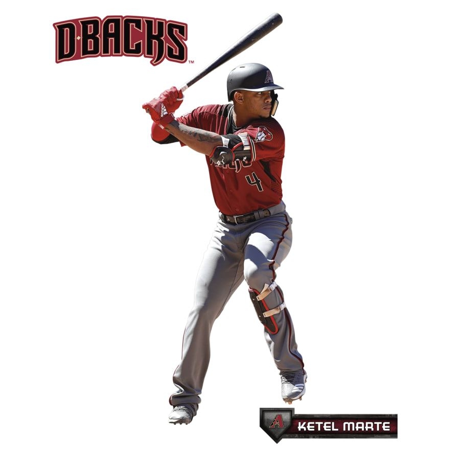 900x900 Ketel Marte Size Officially Licensed MLB Removable Wall Decal, Phone