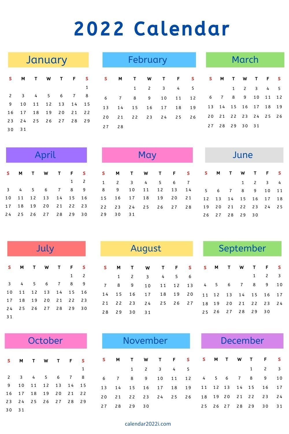 1000x1500 Month 2022 Calendar Printable Free Download, Phone