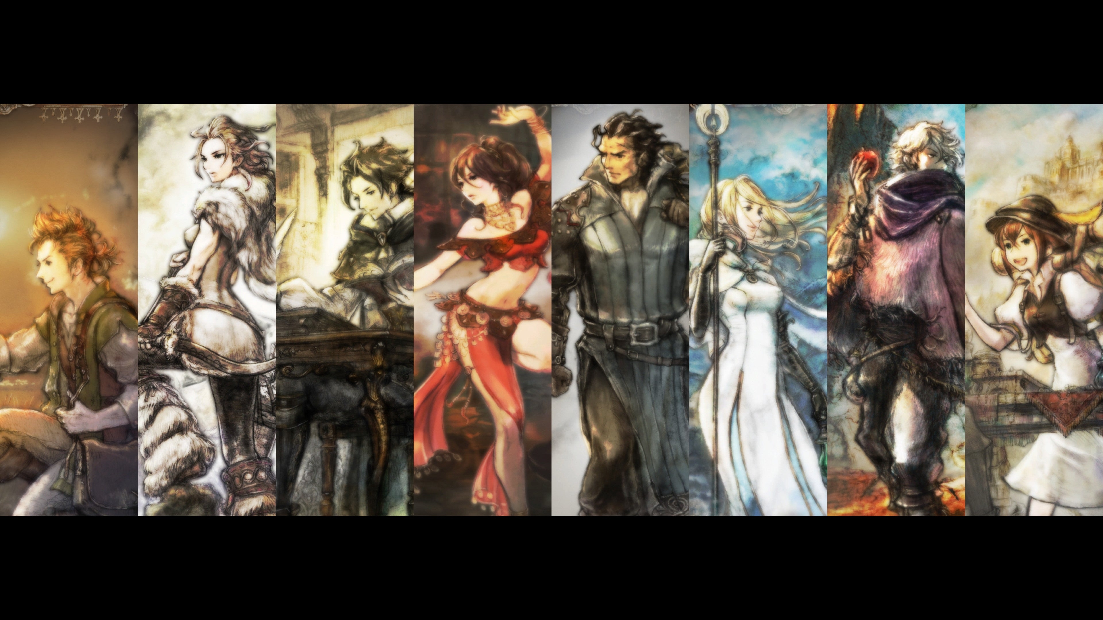 3840x2160 Octopath Traveler (2018)k Gaming Wallpaper, Desktop