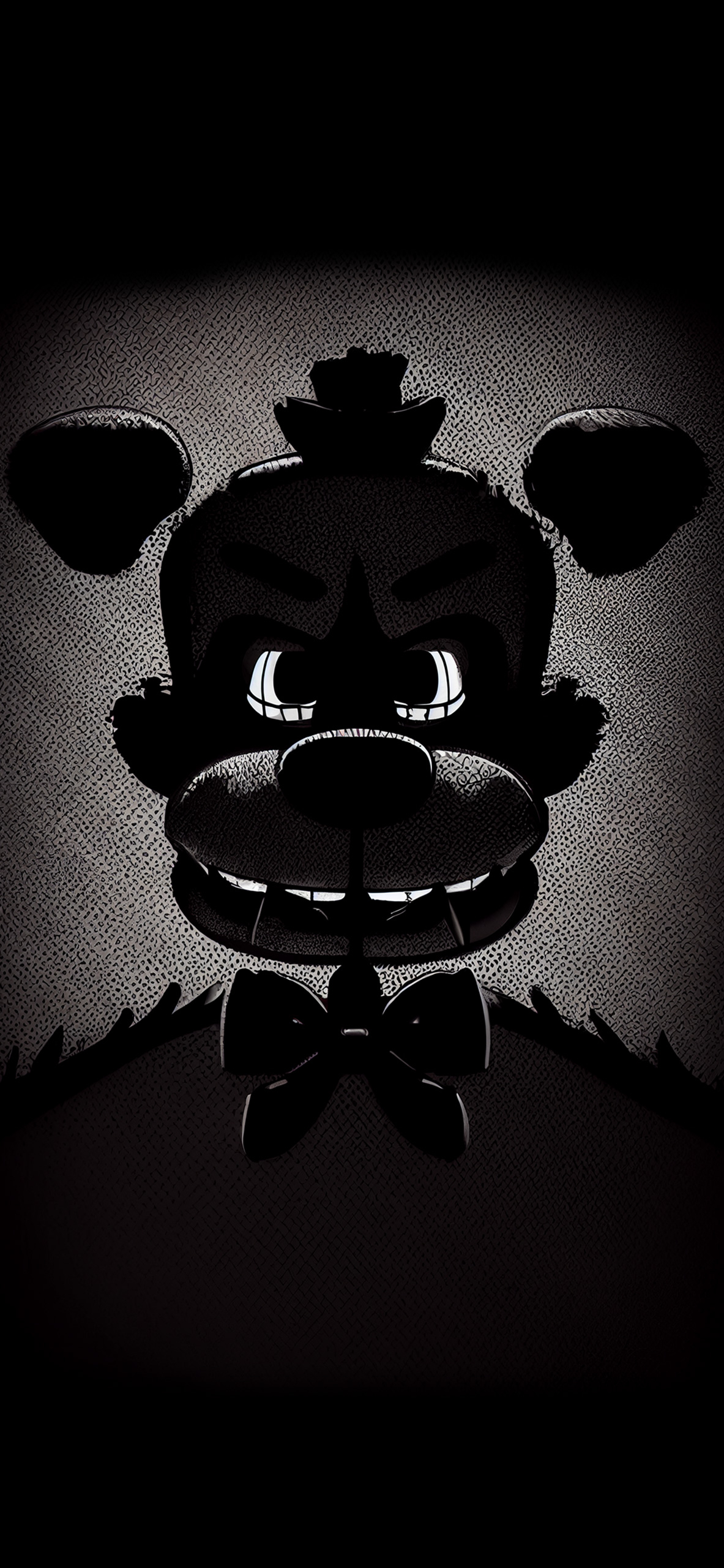 1190x2560 FNaF Freddy Fazbear Black Wallpaper Aesthetic Wallpaper, Phone