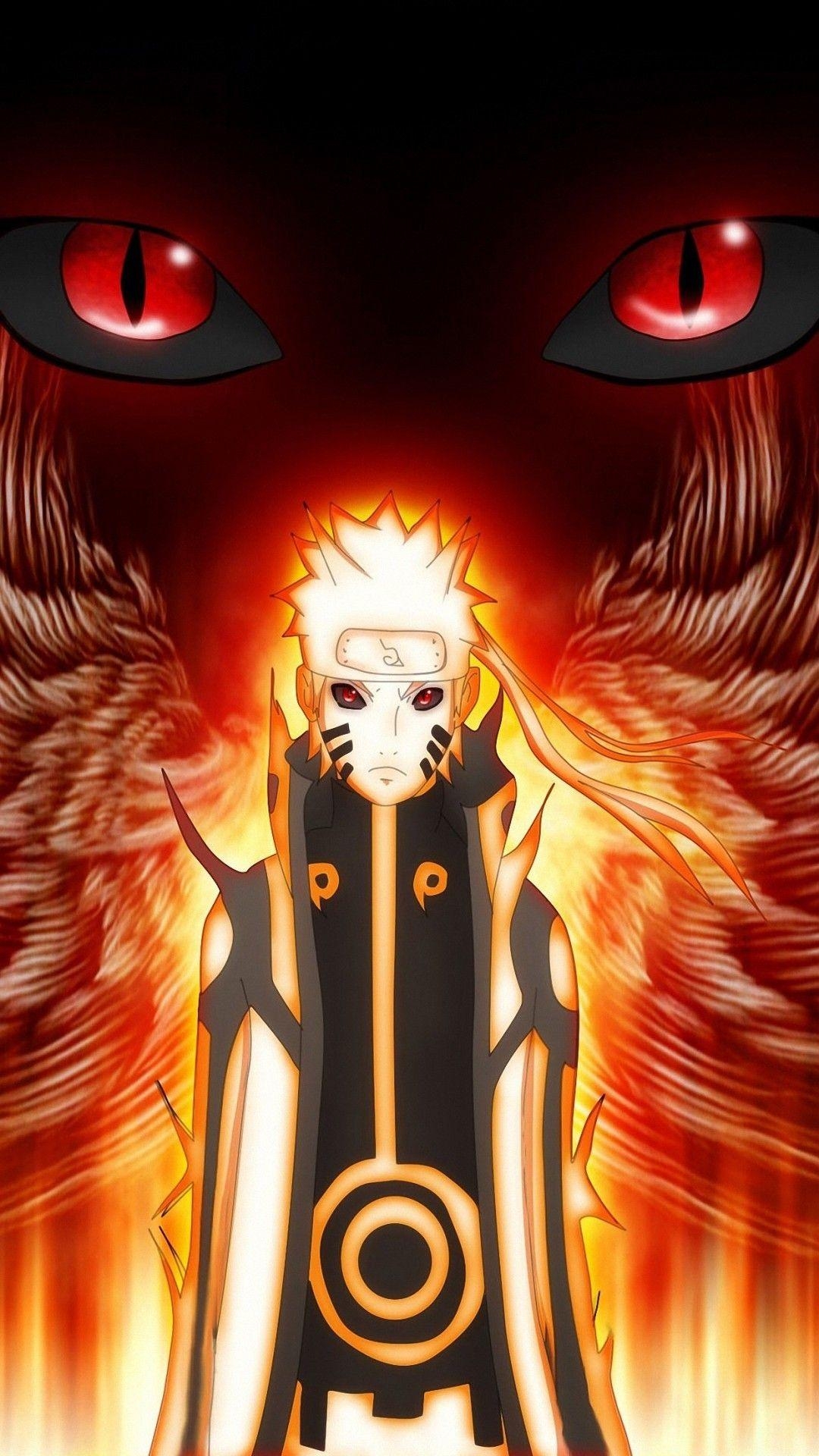 1080x1920 Naruto Nine Tailed Fox Wallpaper, Phone