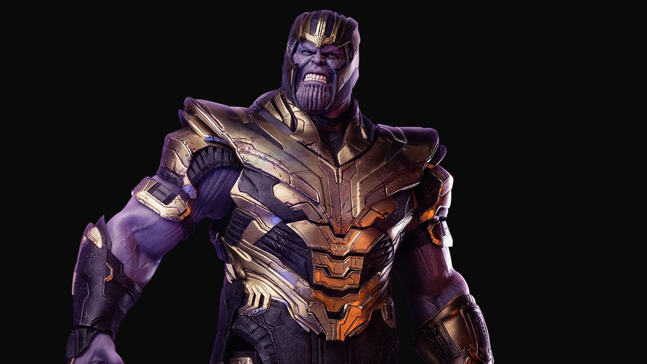 2560x1440 Download Thanos, Avengers: Endgame, movie, villain wallpaper, Desktop