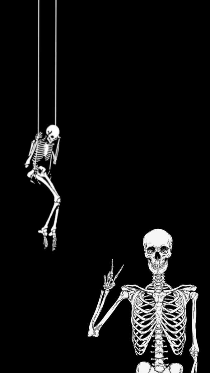 680x1200 Skeleton Wallpaper, Phone