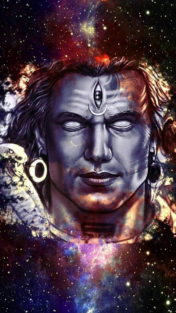 720x1280 Download The Wrathful Manifestation of Lord Shiva in His Furious Avatar Wallpaper, Phone