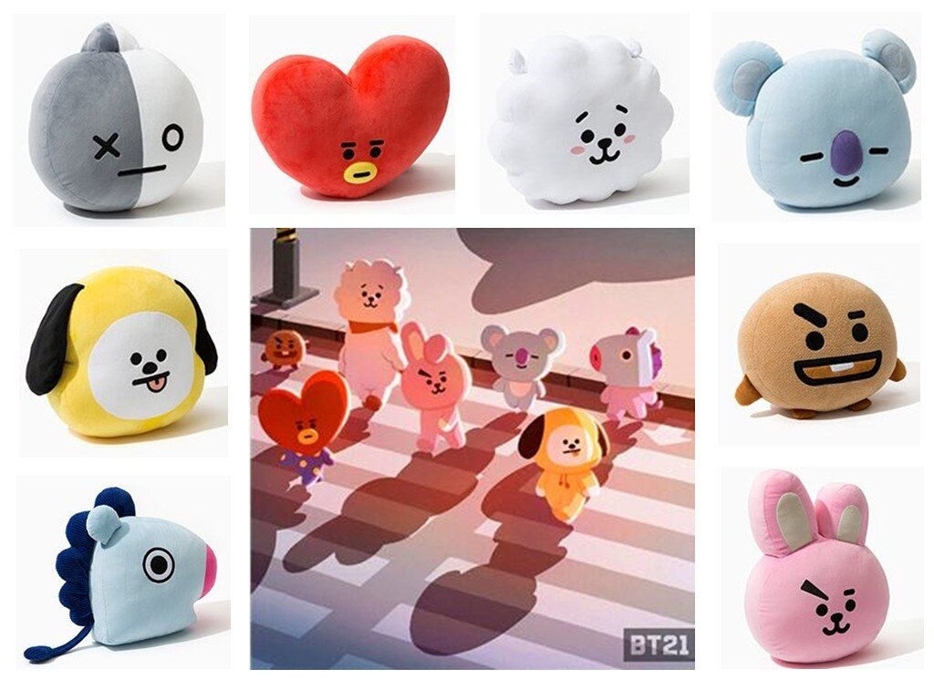 1030x770 New Kpop Bangtan boys BTS bt21 vapp same Pillow plush Cushion warm, Desktop