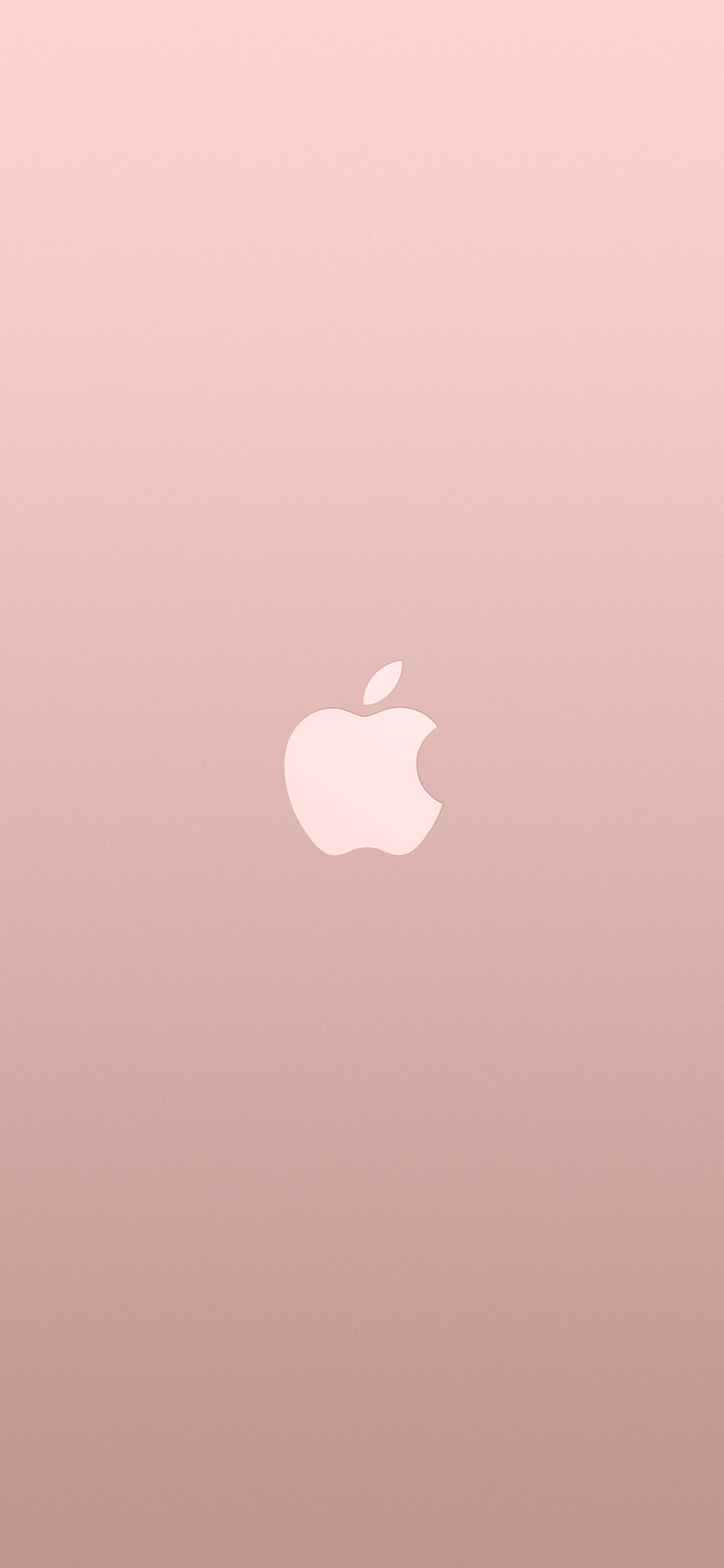 1130x2440 iPhone X wallpaper. logo apple pink rose gold white minimal illustration art, Phone