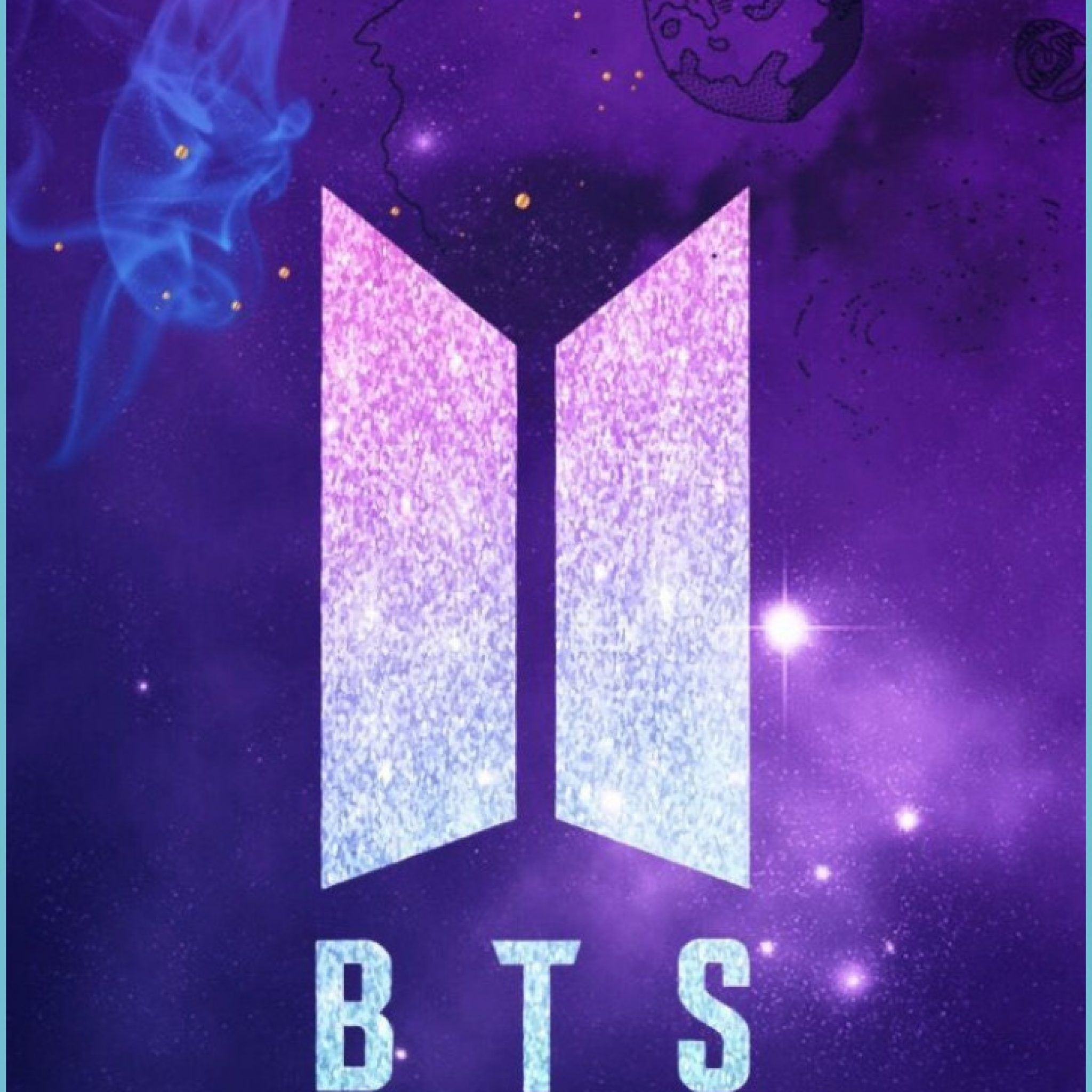 2050x2050 Freetoedit Remixed Bts Logo Wallpaper Galaxy Bts Wallpaper Logo, Phone