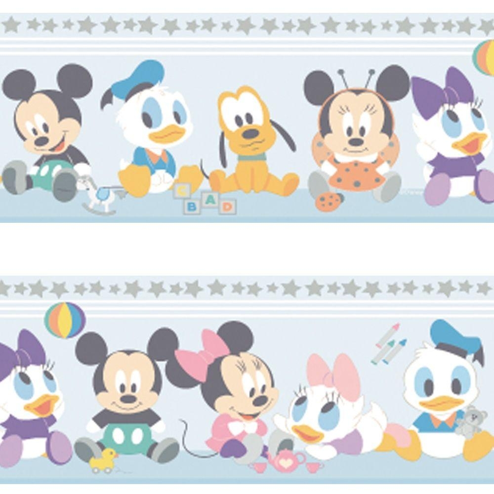 1000x1000 Disney Baby Mickey Minnie Childrens Nursery Wallpaper Border MK3500 1, Phone