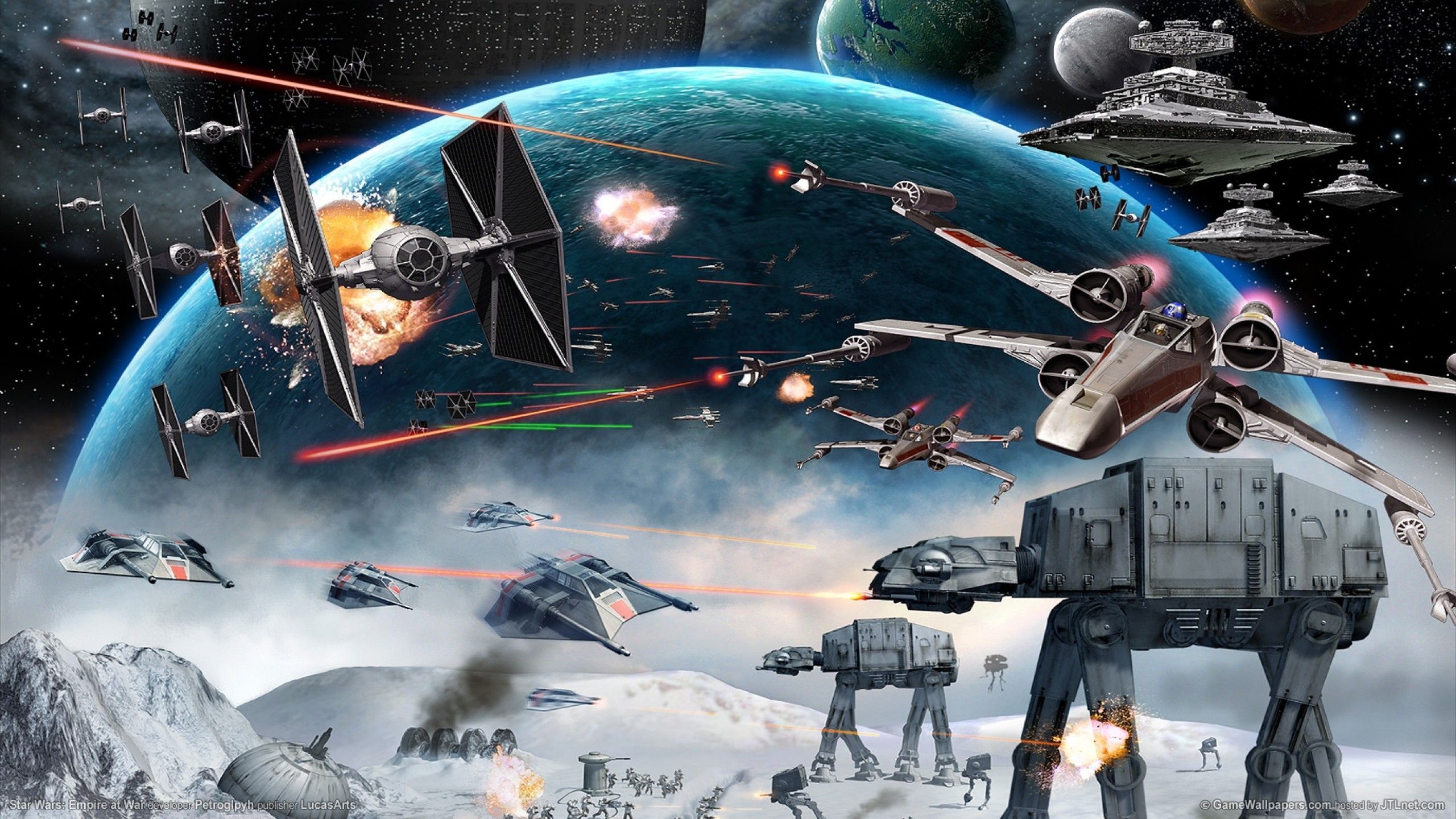 2560x1440 Star Wars Space Battle Wallpaper Free Star Wars Space Battle Background, Desktop