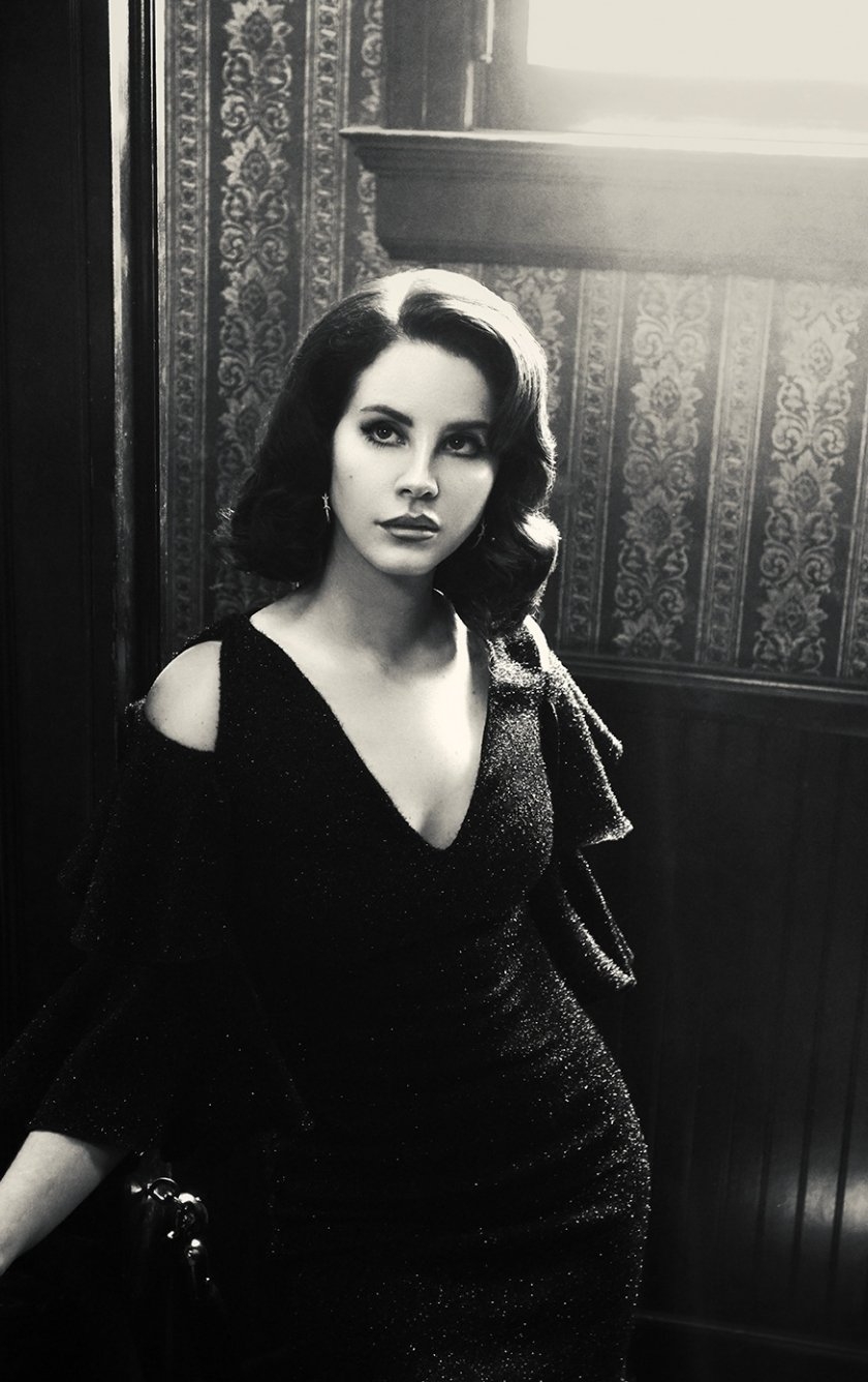 840x1340 Download wallpaper  black and white, lana del rey, american singer, iphone iphone 5s, iphone 5c, ipod touch,  HD background, 23957, Phone