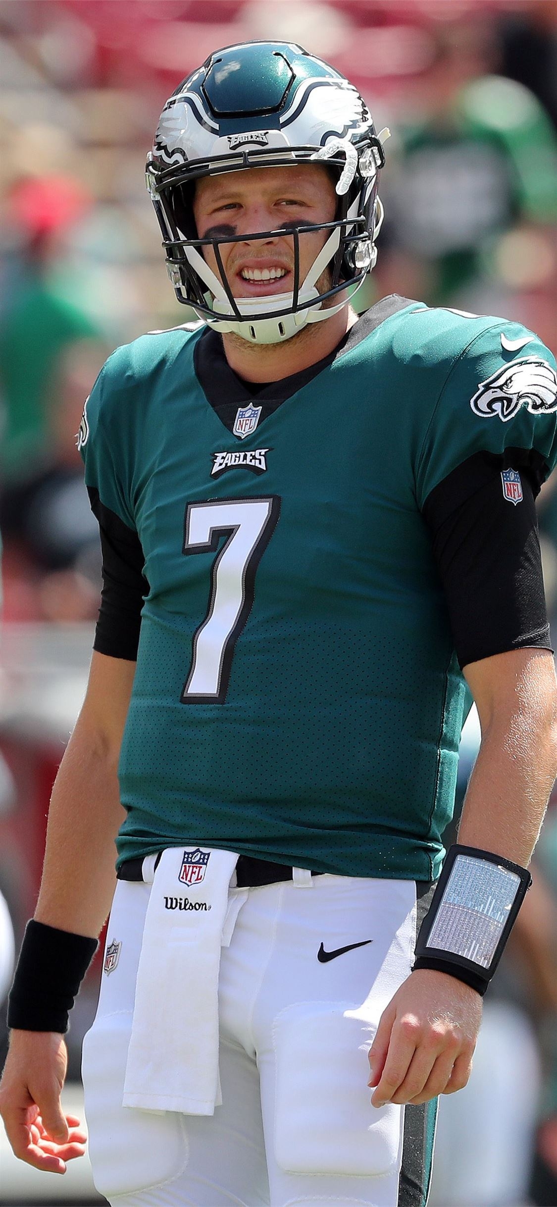 1130x2440 Eagles Tender QB Nate Sudfeld iPhone X Wallpaper Free Download, Phone