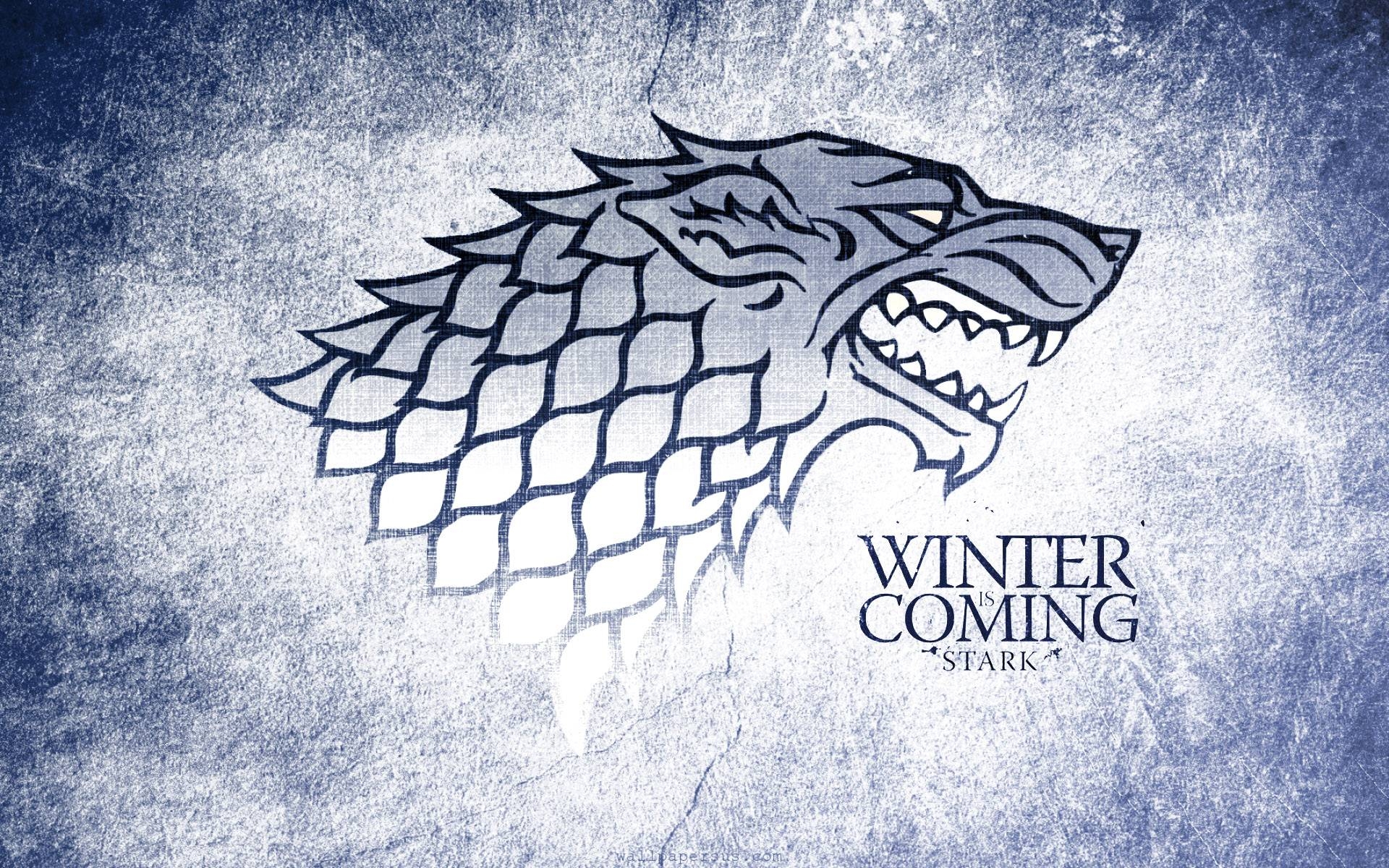 1920x1200 Winter Is Coming, Stark Wolf Grunge Logo  WIDE Image TV, Desktop