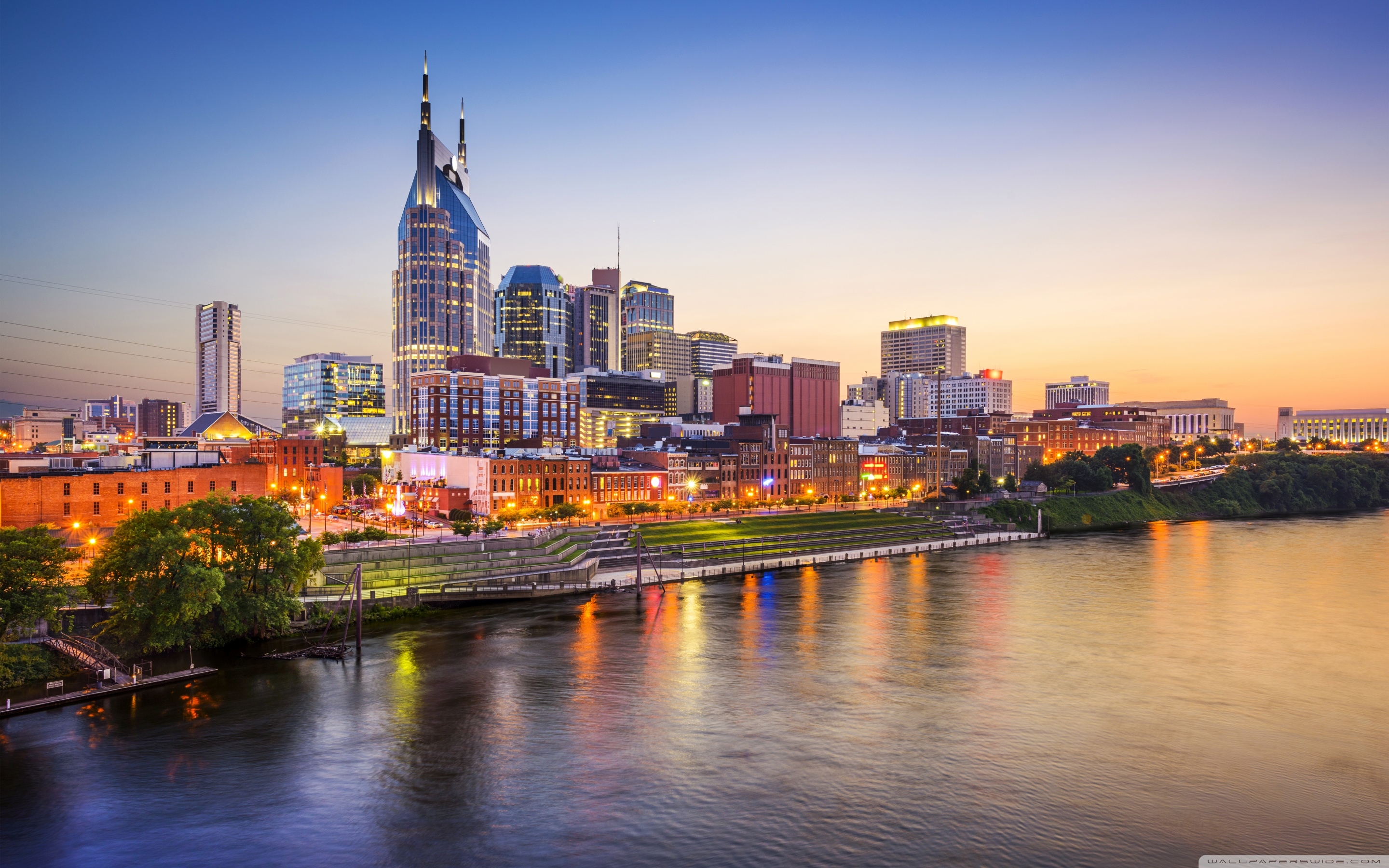 2880x1800 Downtown Nashville, Tennessee ❤ 4K HD Desktop Wallpaper for 4K, Desktop