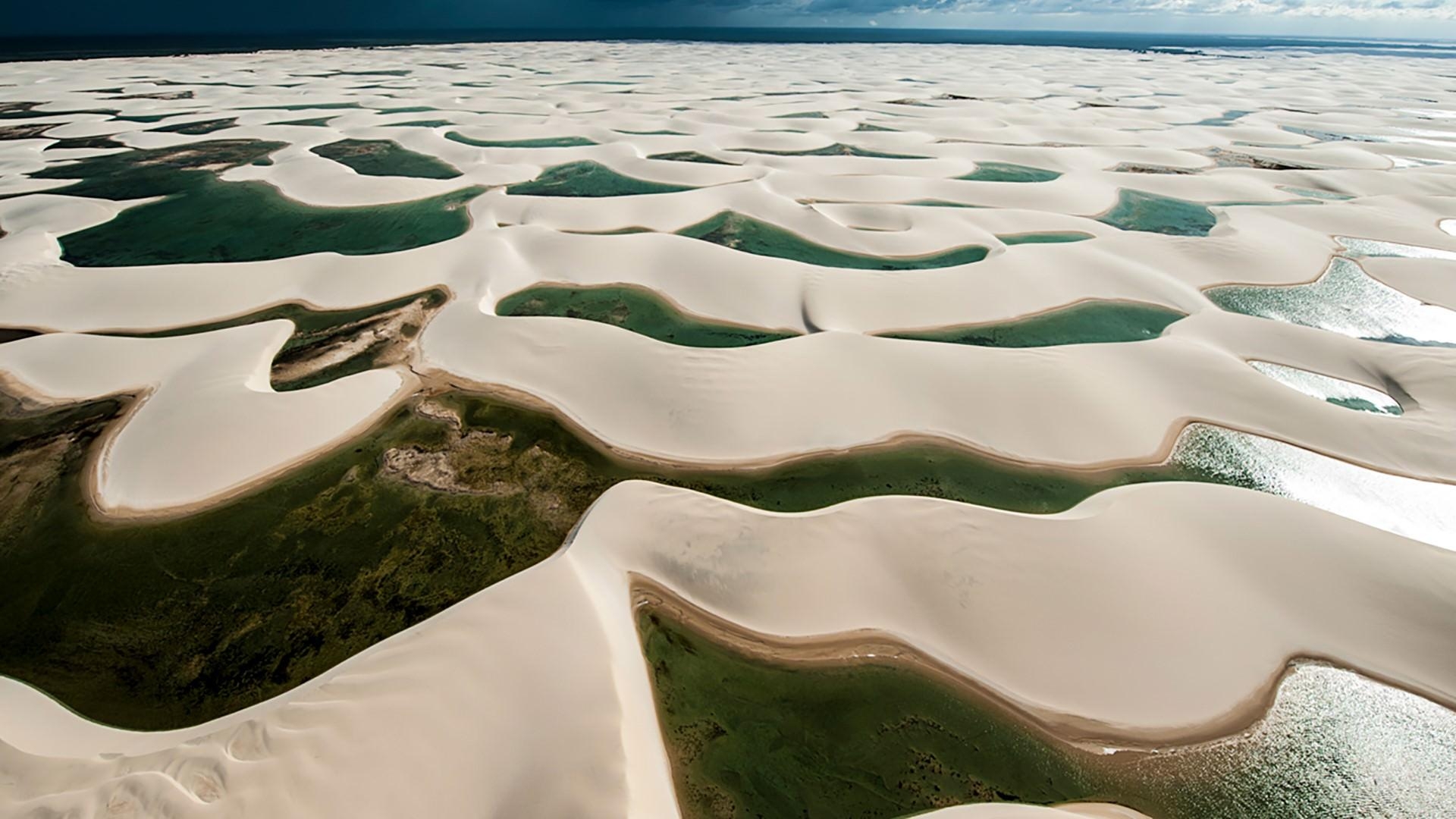 1920x1080 Wallpaper Of The Lencois Maranhenses National Park In Brazil, Desktop