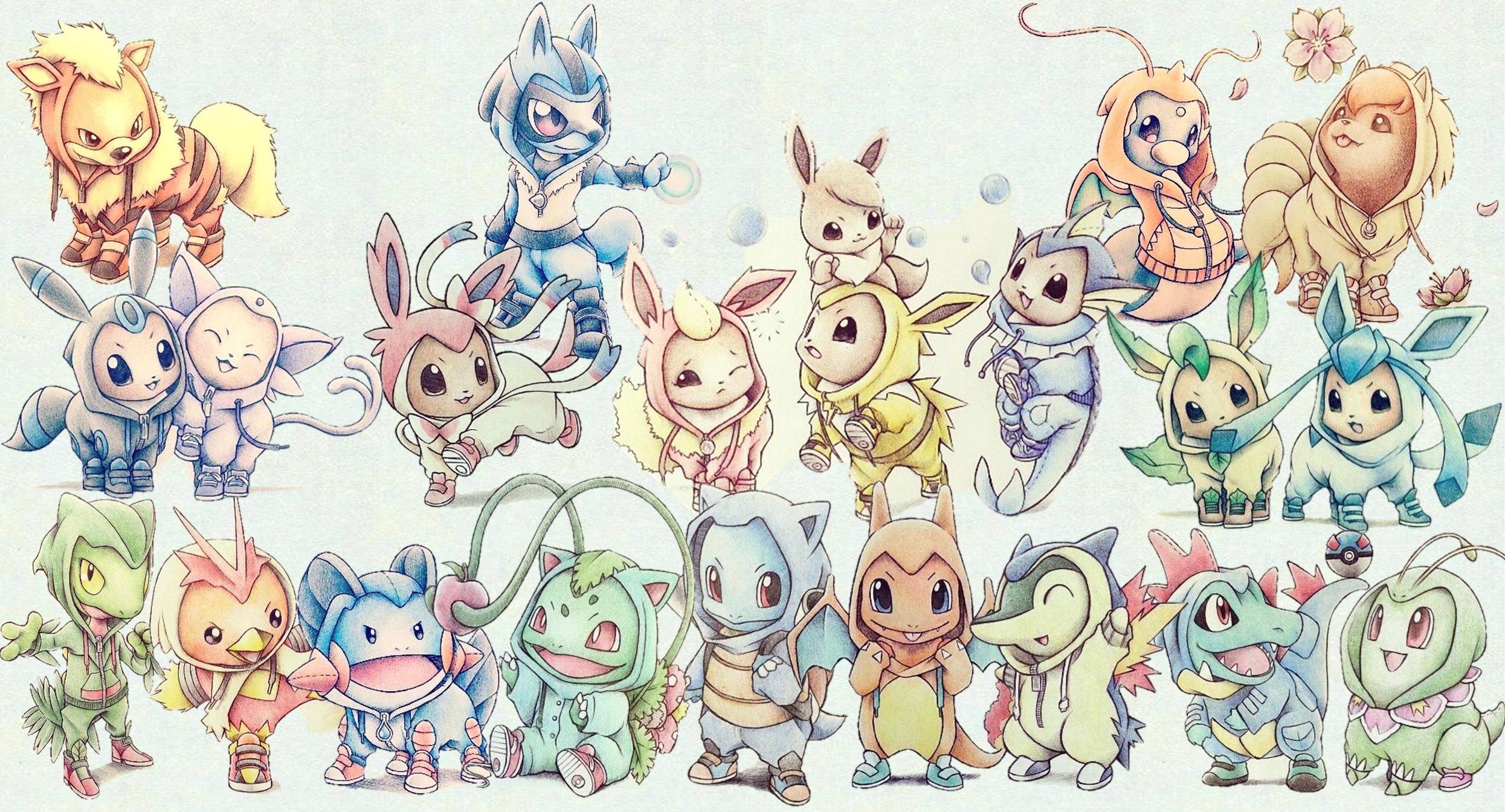 2500x1350 All Pokemon HD Wallpaper, Desktop