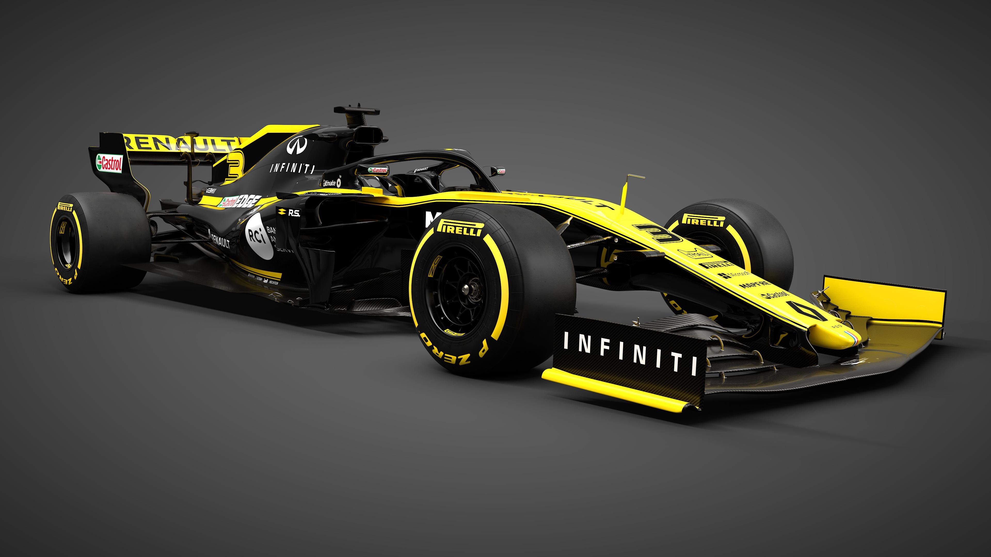 3840x2160 Renault RS19 F1 car launch picture, Desktop