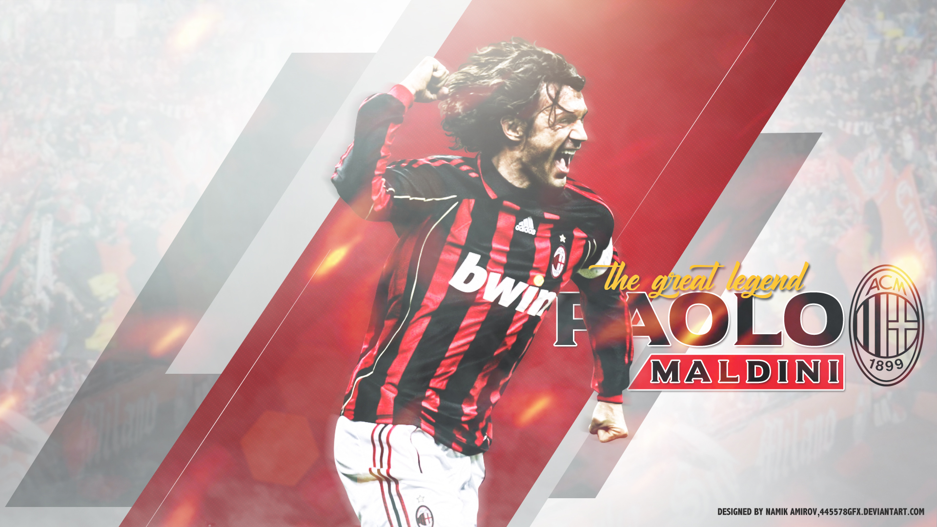 1920x1080 Paolo Maldini Legend HD Wallpaper. Background Image, Desktop