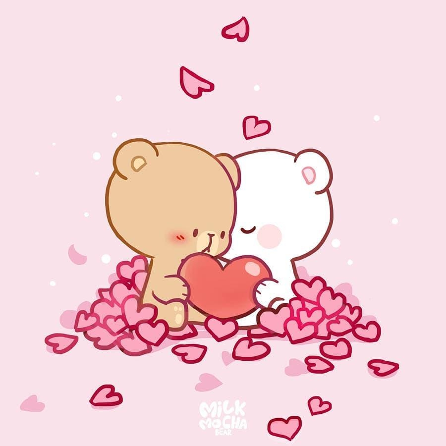 900x900 Milk and Mocha Bears Wallpaper Free Milk and Mocha Bears, Phone