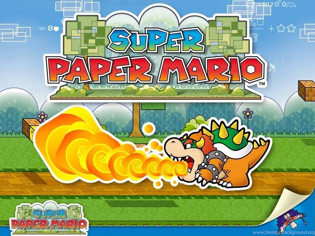 1030x770 Super Paper Mario(bowser) All Paper Mario 64 Wallpaper, Desktop