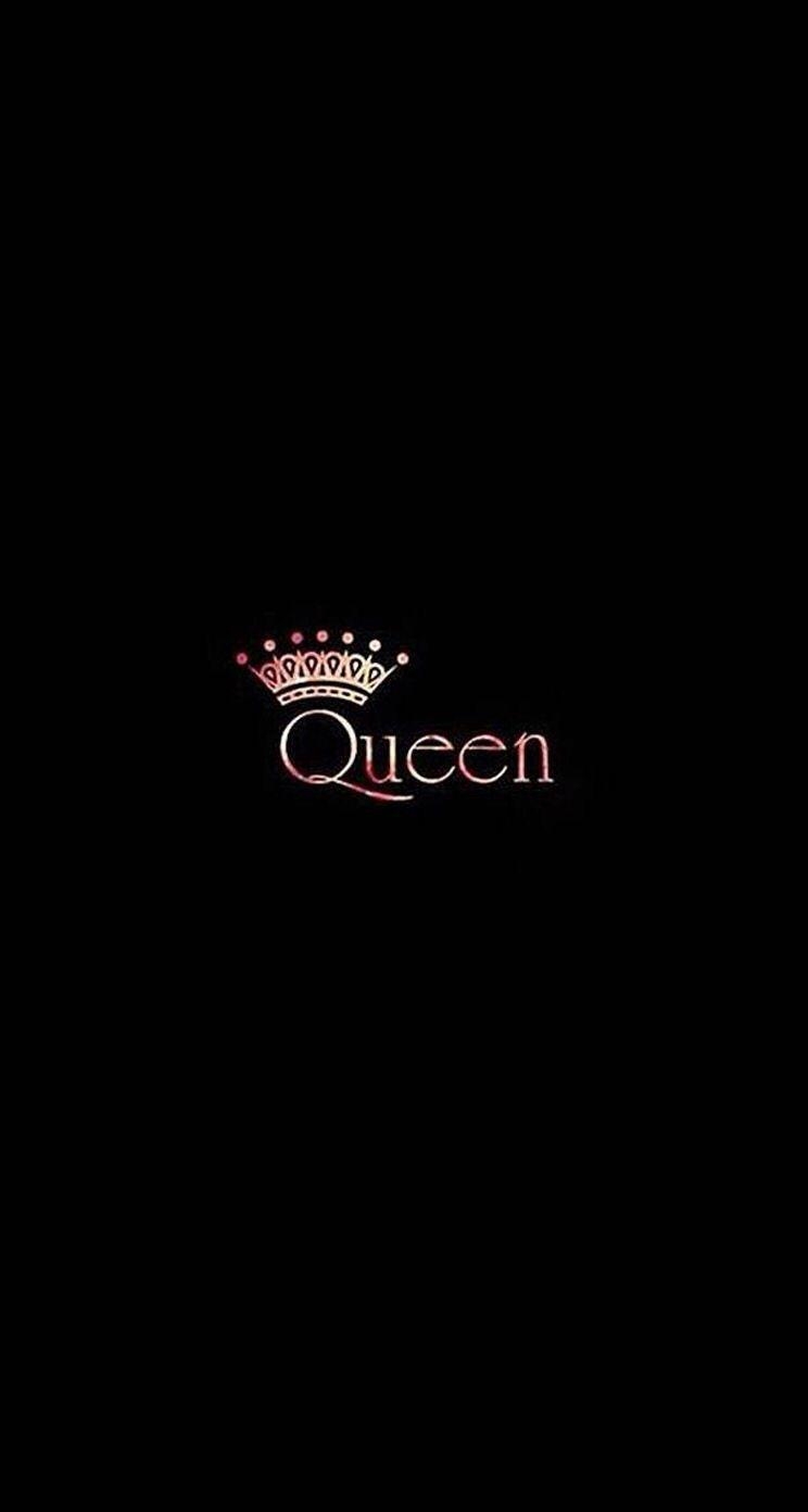 750x1400 Black rose gold queen crown iphone wallpaper phone background lock, Phone