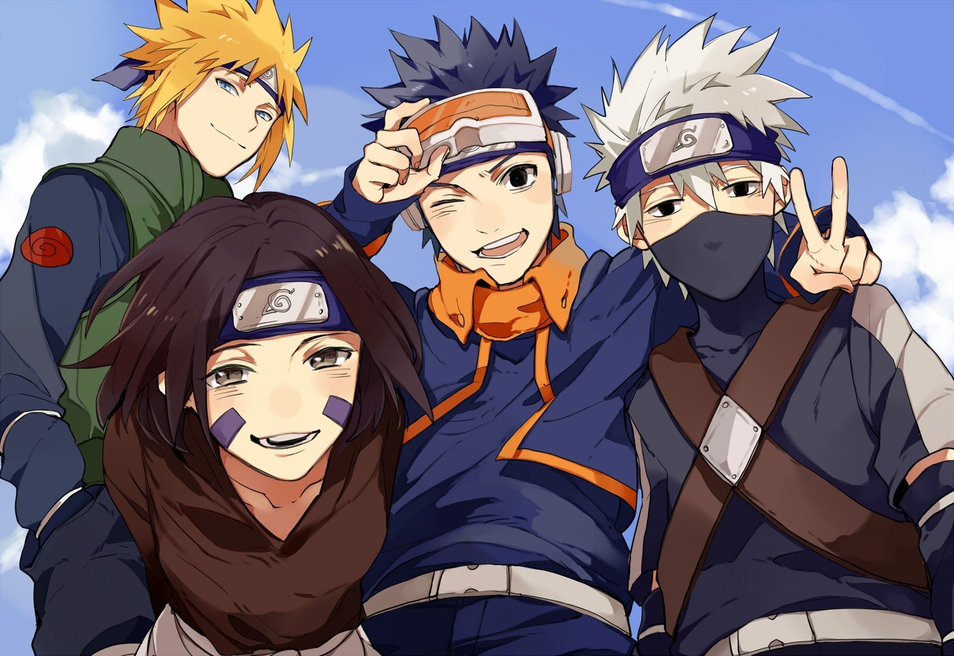 1920x1320 Naruto wallpaper #Anime #Naruto Kakashi Hatake Minato Namikaze Obito Uchiha Rin Nohara P #wallpaper #hdwallpaper #desktop. Team minato, Anime, Naruto teams, Desktop