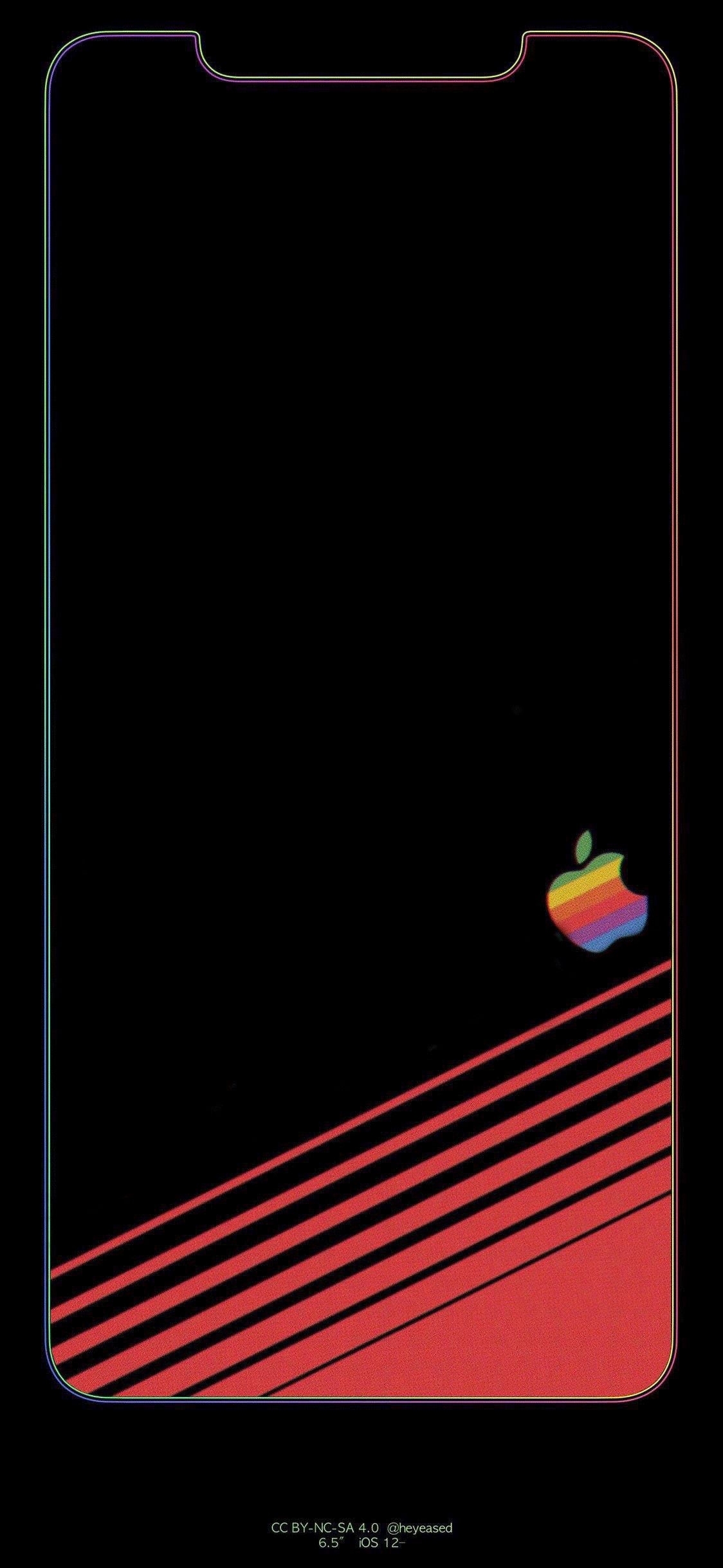 1130x2440 Fun Retro iPhone Wallpaper Xs Max Wallpaper With Border, Phone