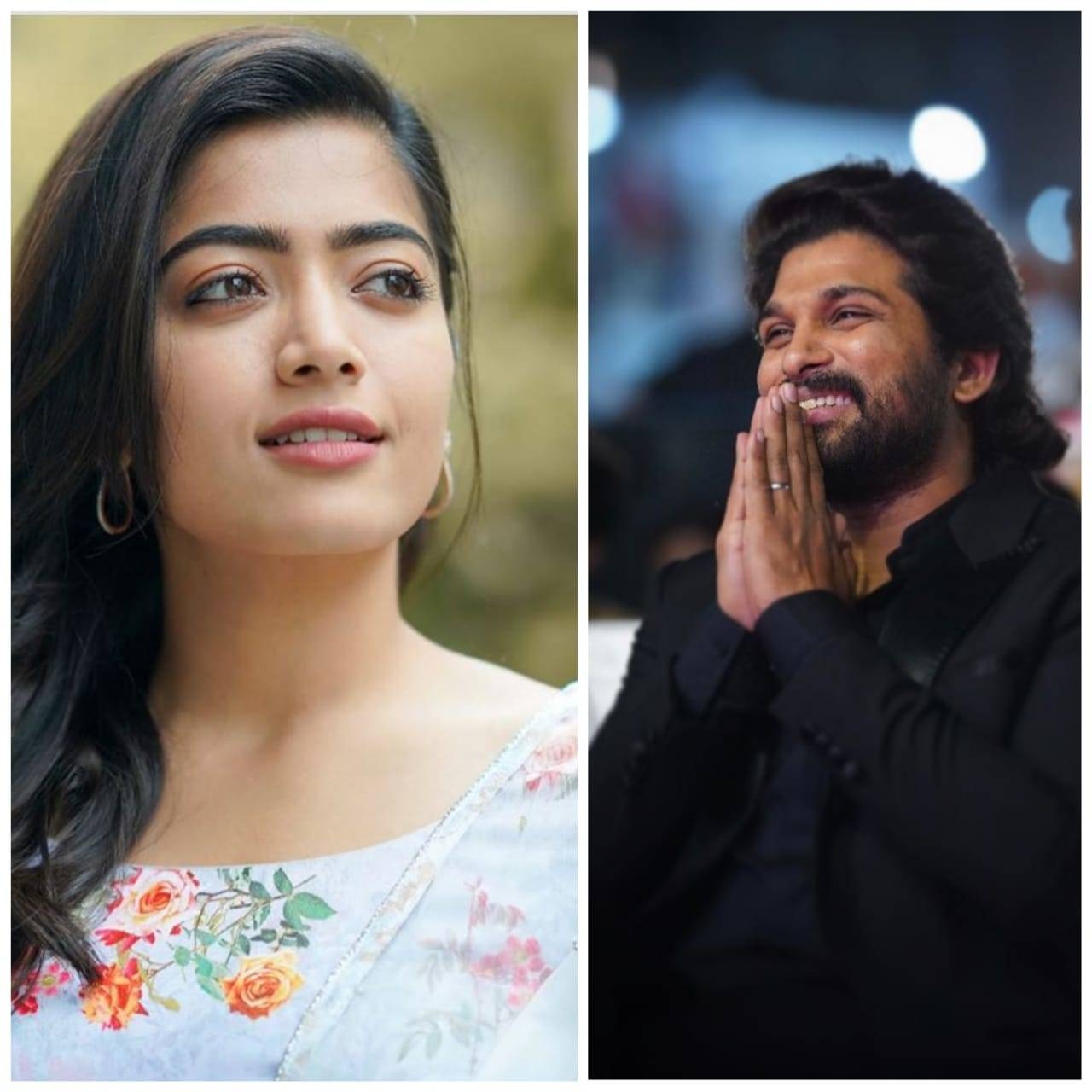 1280x1280 Rashmika Mandanna shares a sweet birthday post Allu Arjun. Kannada Movie News of India, Phone