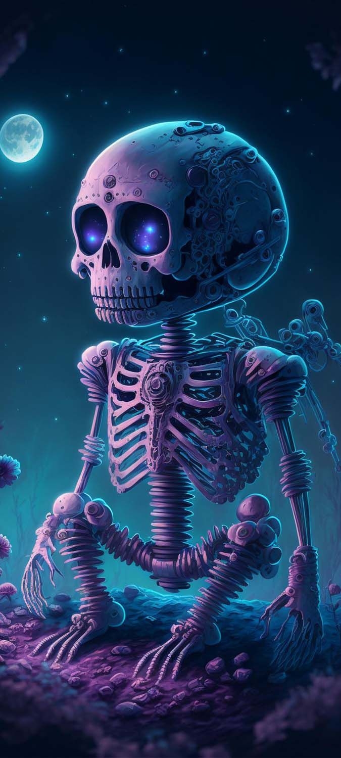 680x1500 Skeleton In Space IPhone Wallpaper HD Wallpaper, iPhone Wallpaper. Space iphone wallpaper, Cute monsters drawings, Skull wallpaper, Phone