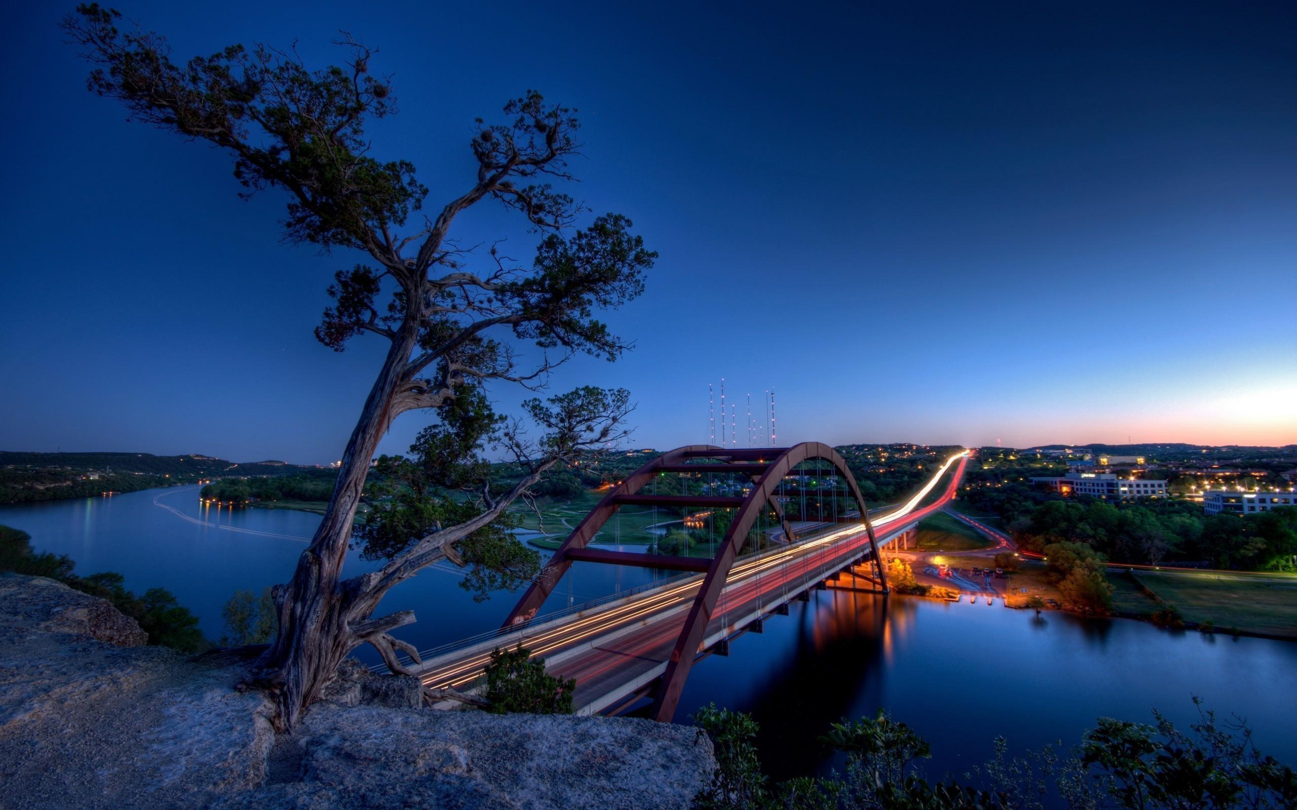 2560x1600 Beautiful Bridges wallpaper free at dusk Wallpaper, Desktop